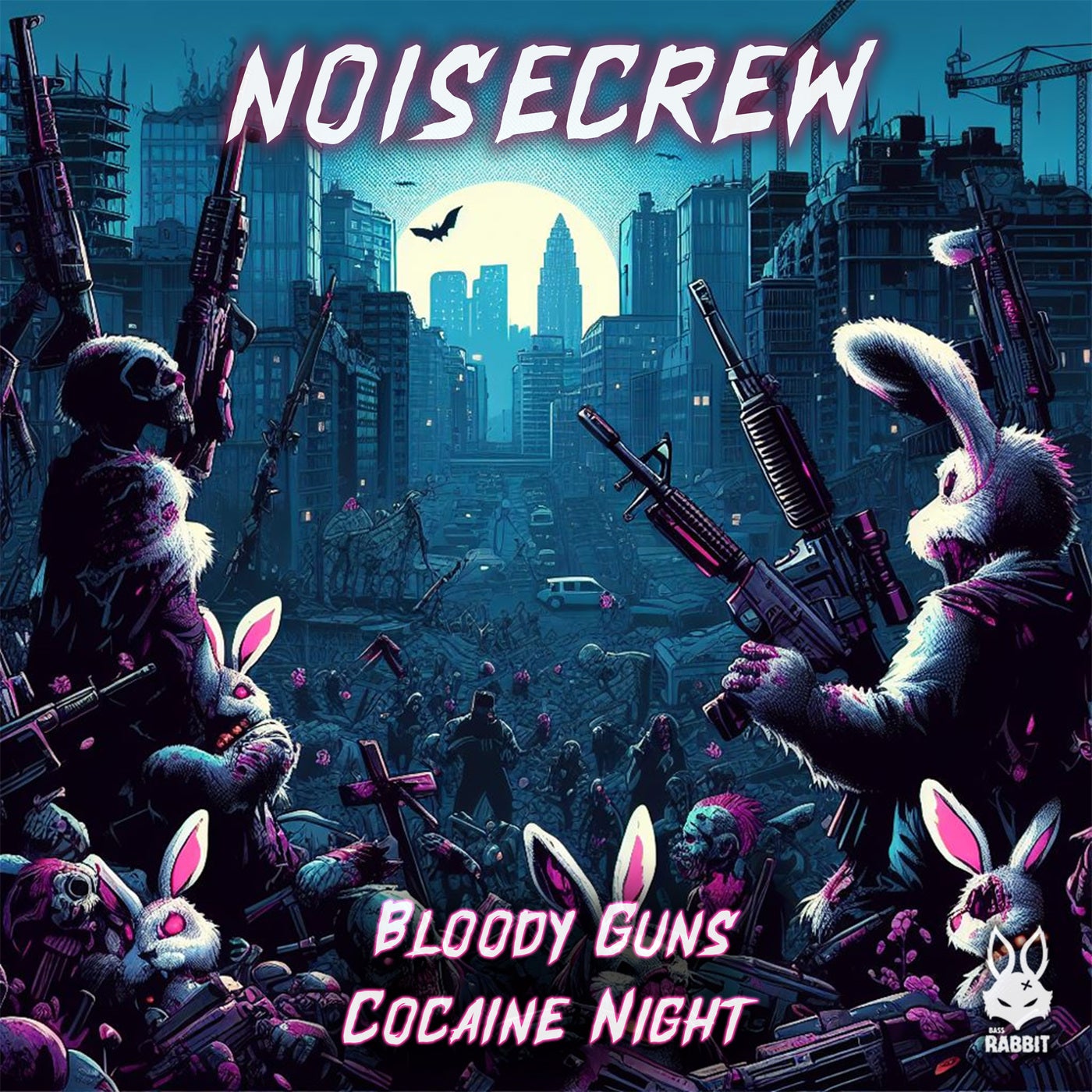 NOISECREW - Bloody Guns / Cocaine Night [Bass Rabbit Recordings] | Music &  Downloads on Beatport