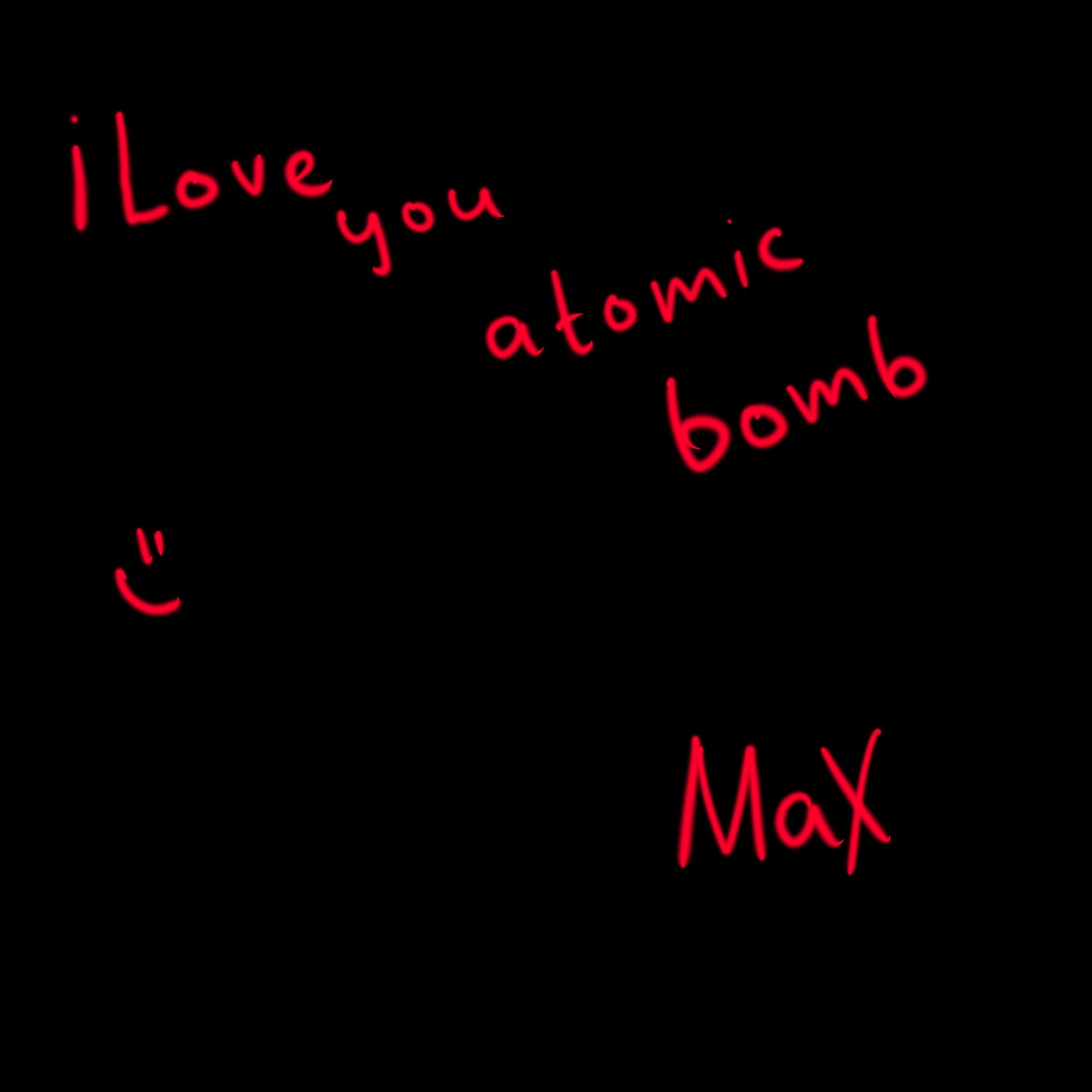 I Love You Atomic Bomb