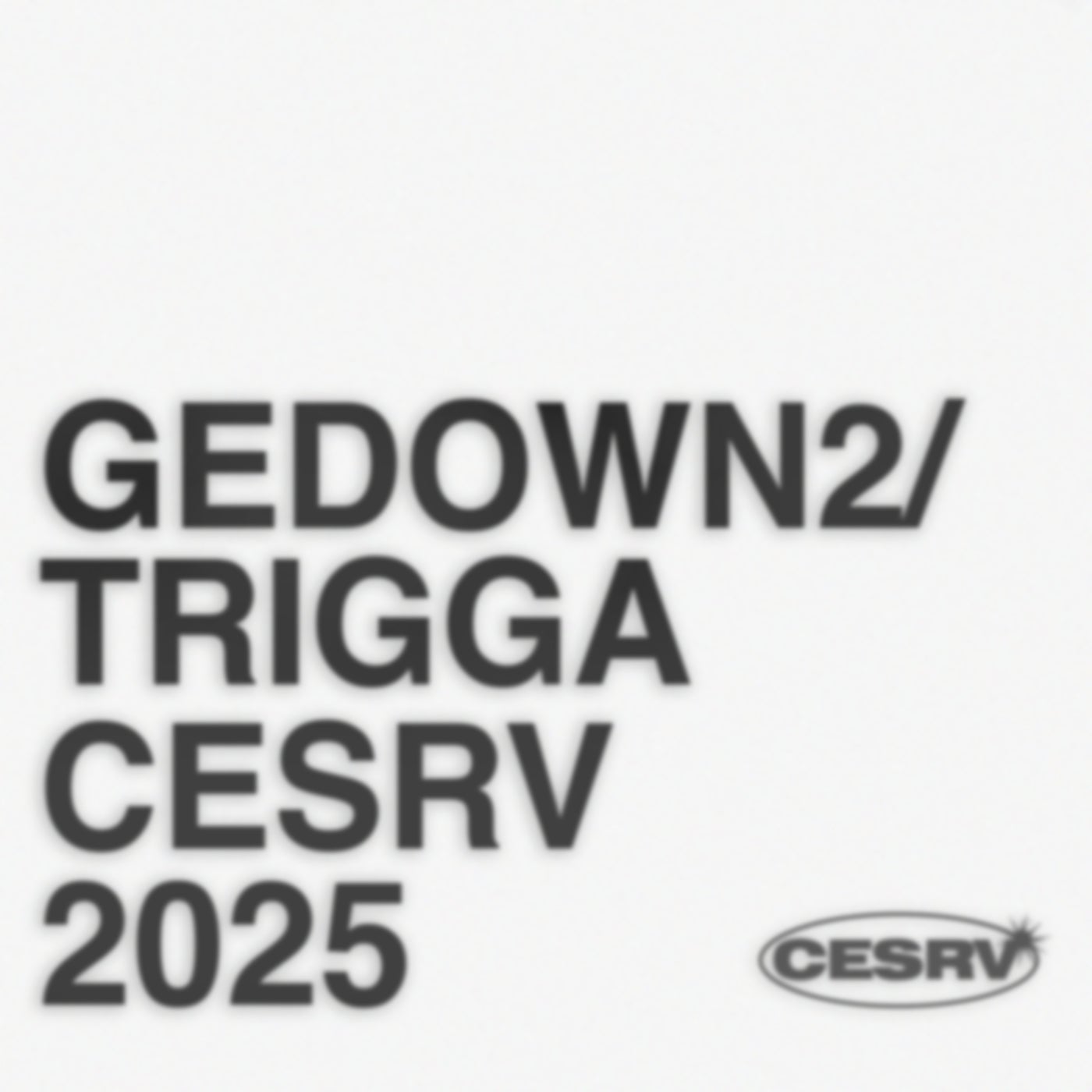 Cover art for GEDOWN2 / TRIGGA