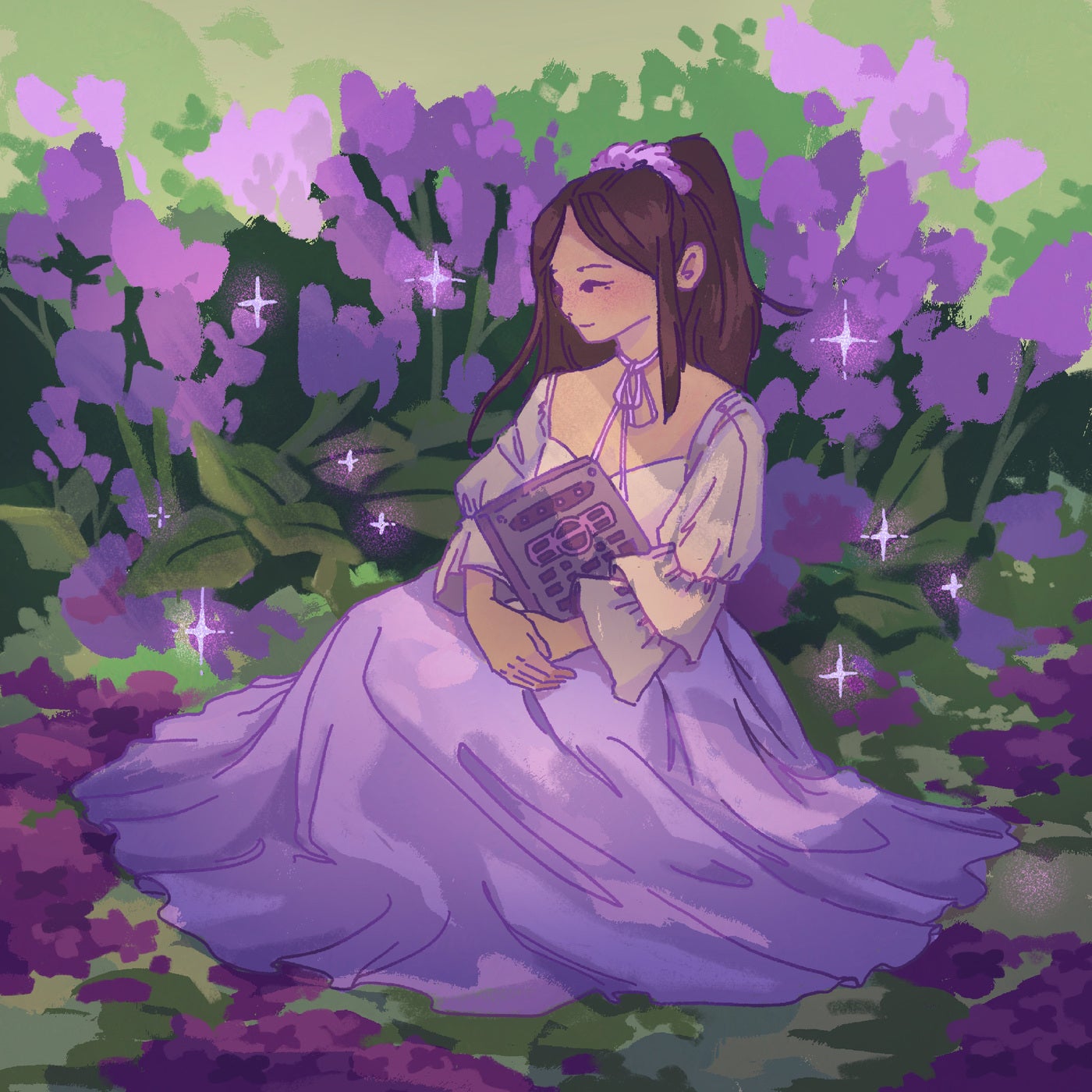 in the garden