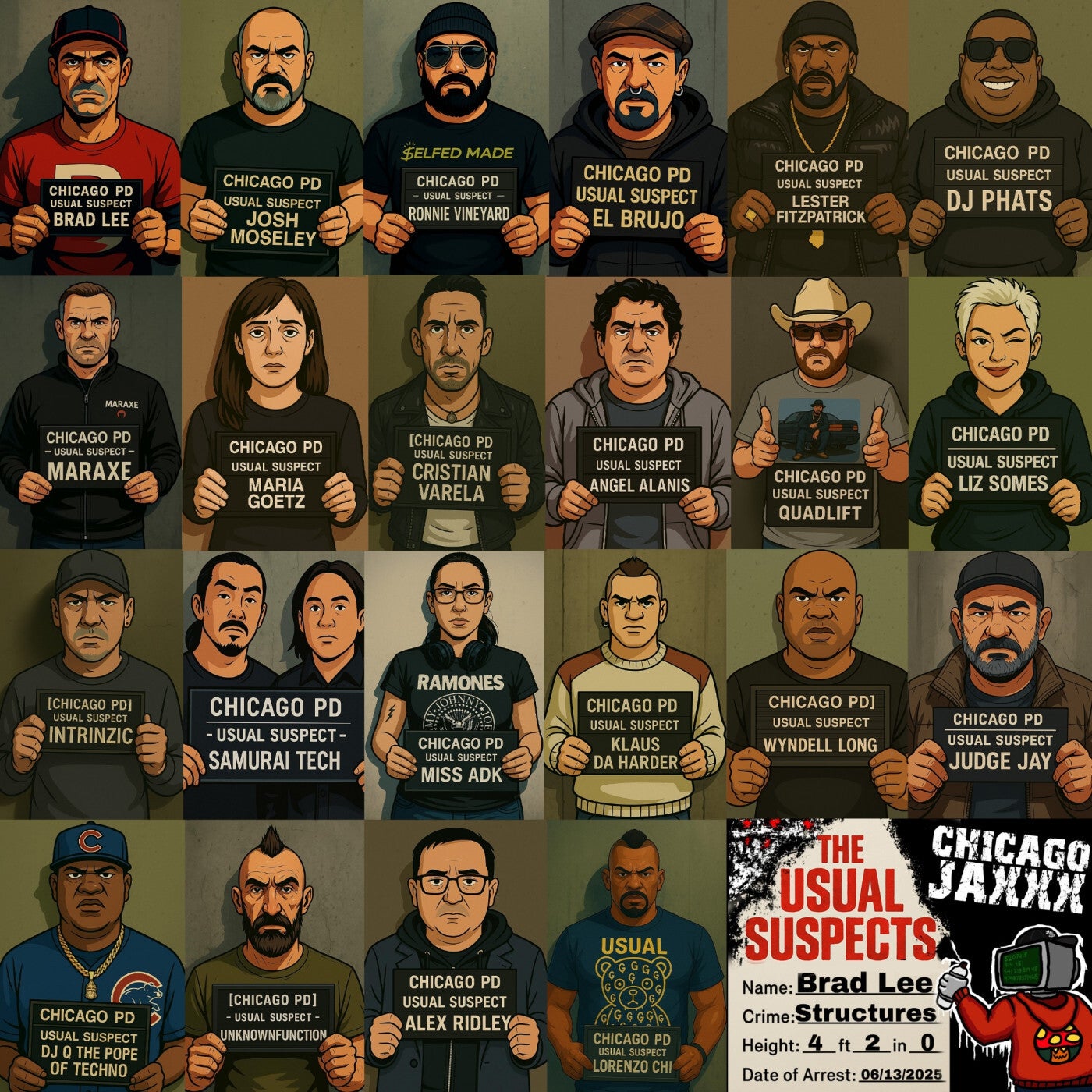 The Usual Suspects, Structures