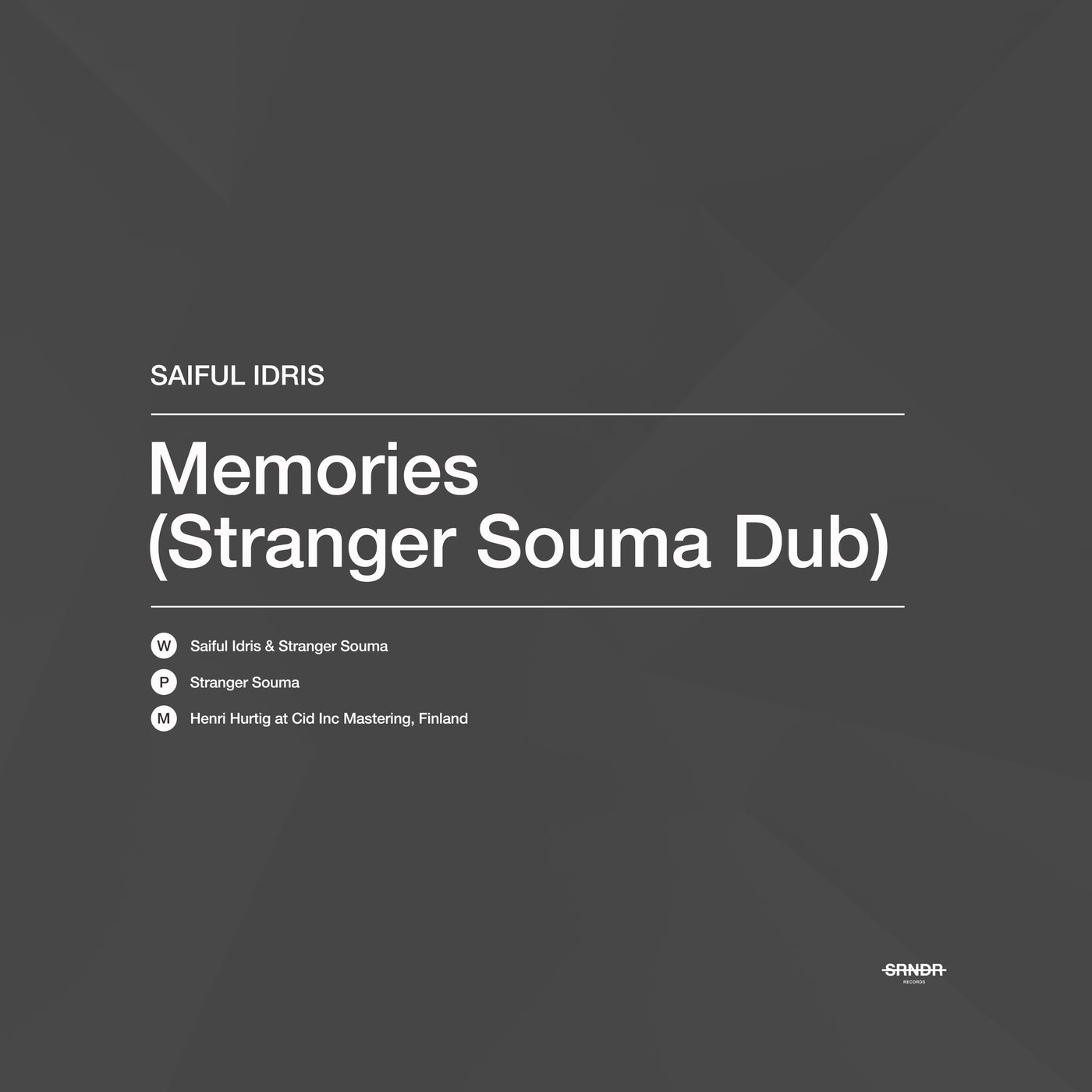 Memories (Stranger Souma Dub)