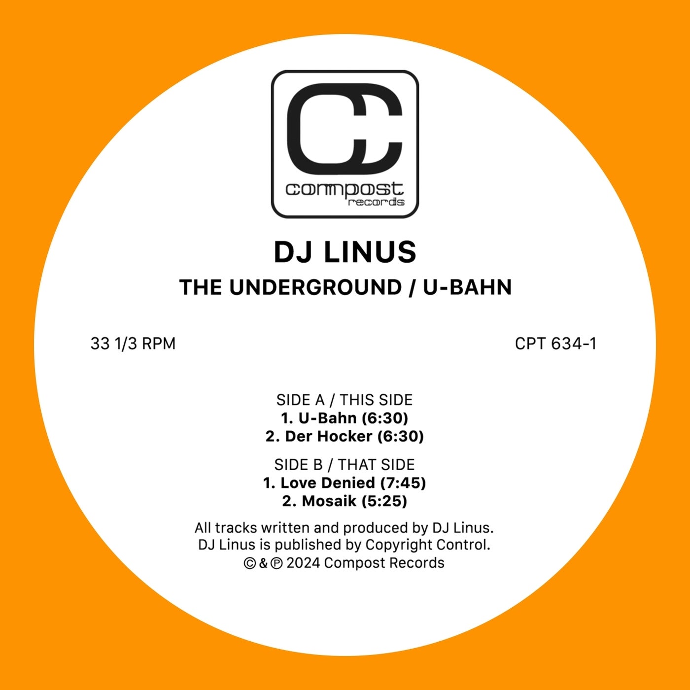 DJ Linus –  The Underground , U-Bahn [Compost]