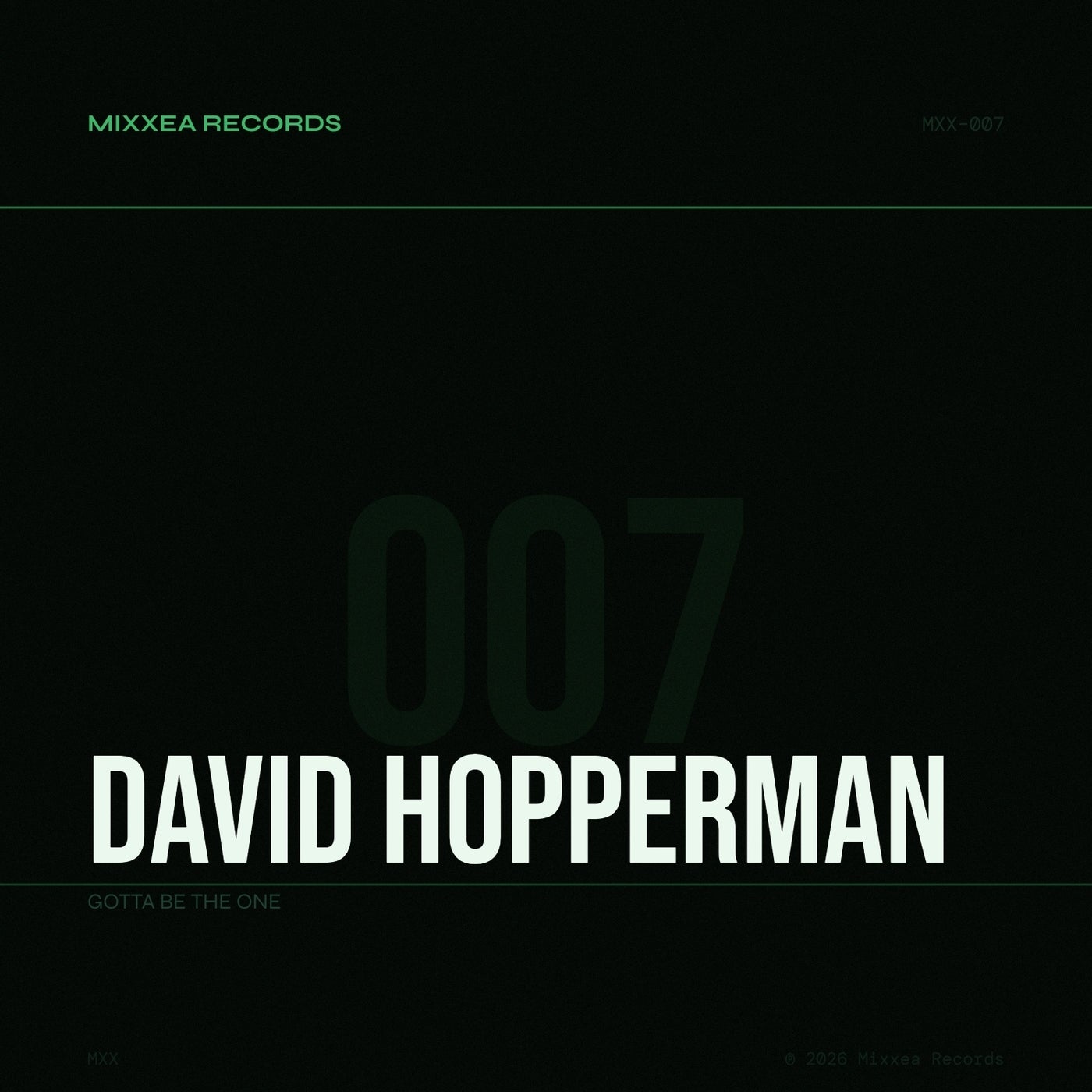 Gotta Be the One by David Hopperman; The Subject, cover artwork