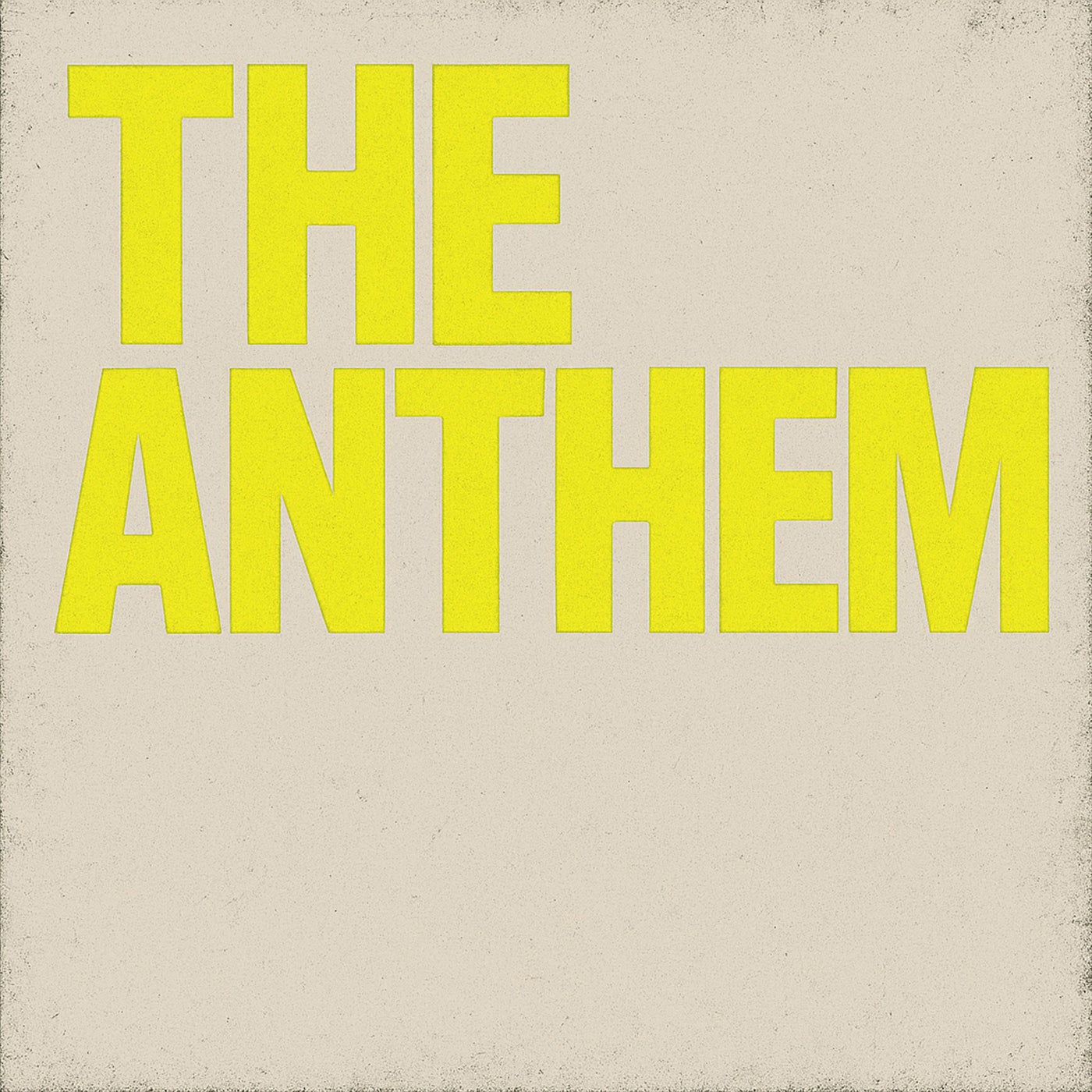 Cover art for The Anthem