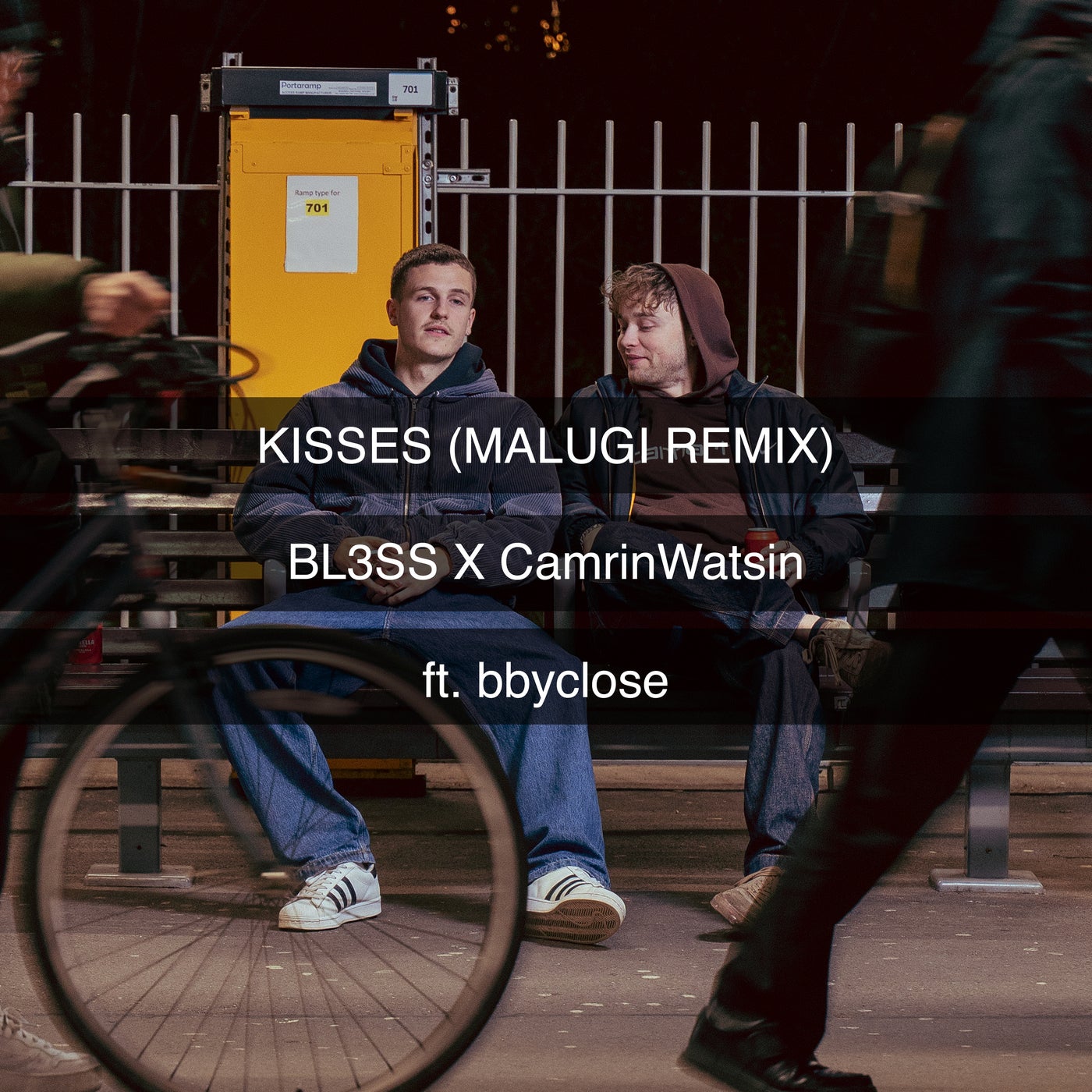 BL3SS & CamrinWatsin - Kisses (feat. bbyclose) [Malugi Remix] album artwork