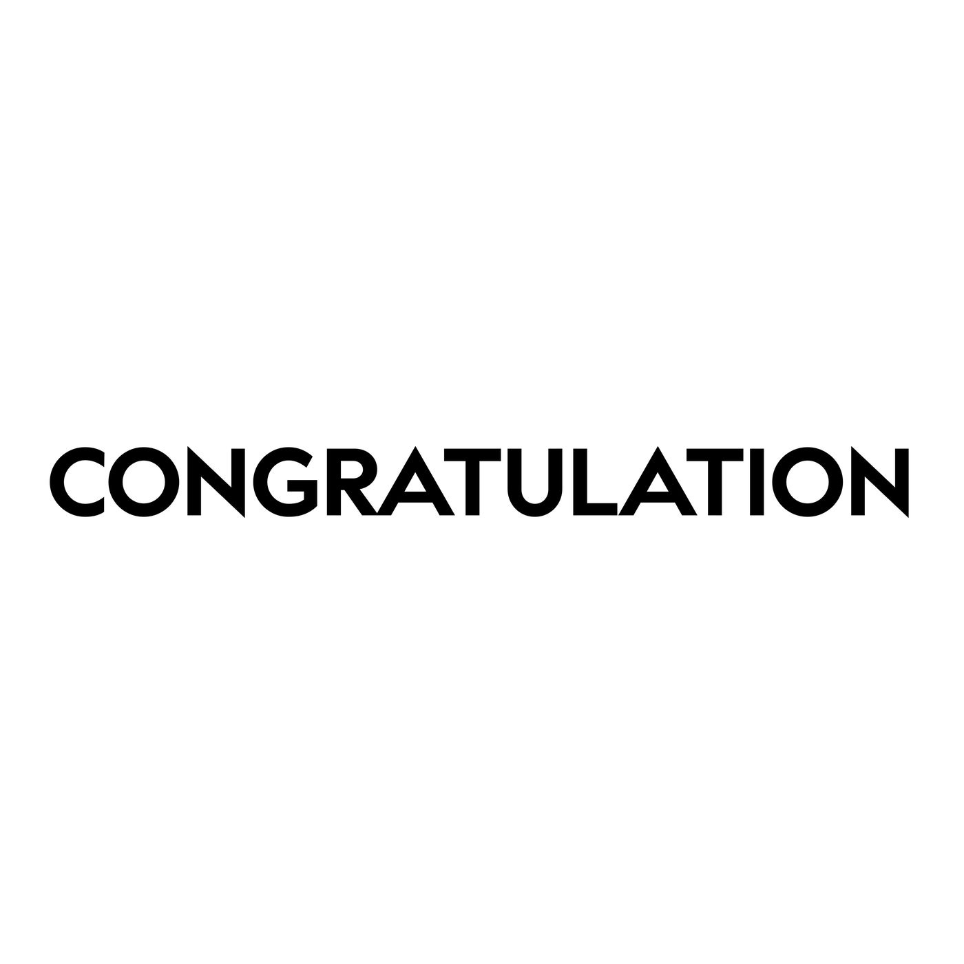 Congratulation