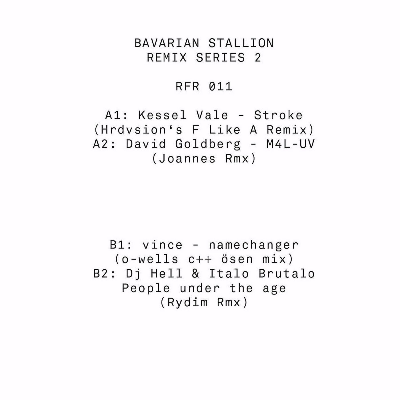 Bavarian Stallion Remix Series 2