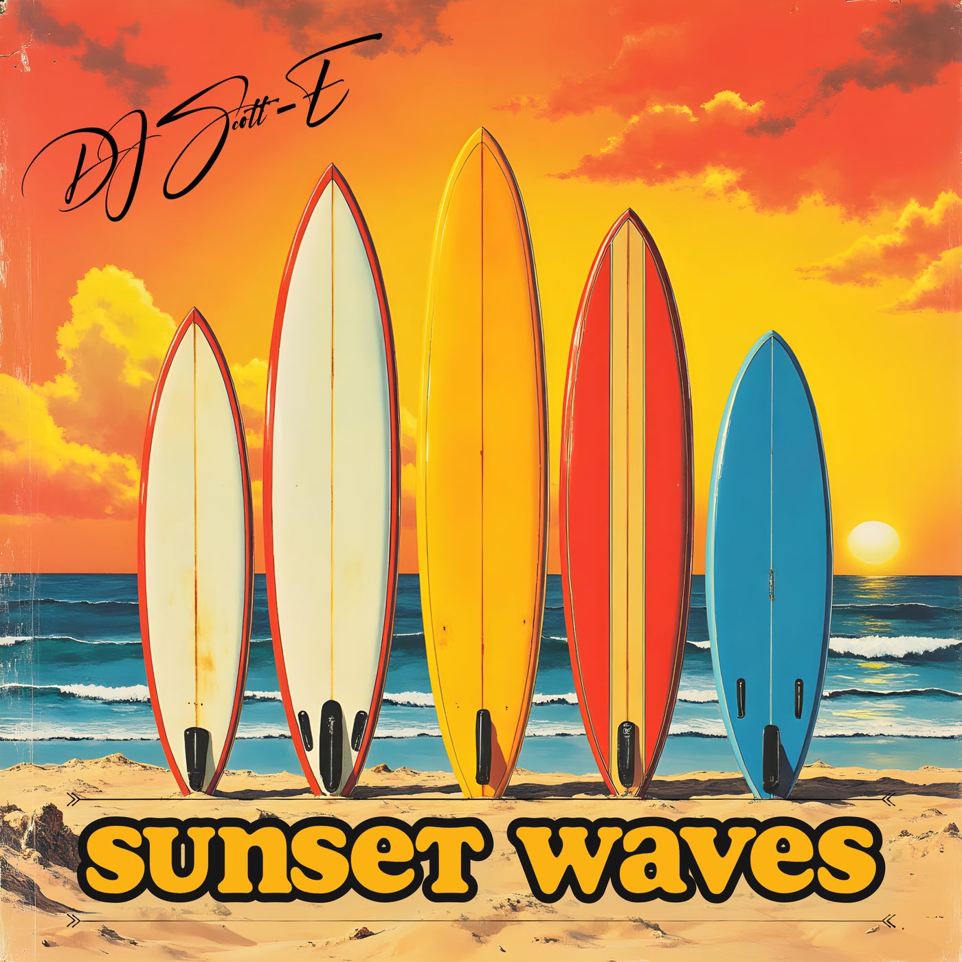 Sunset Waves