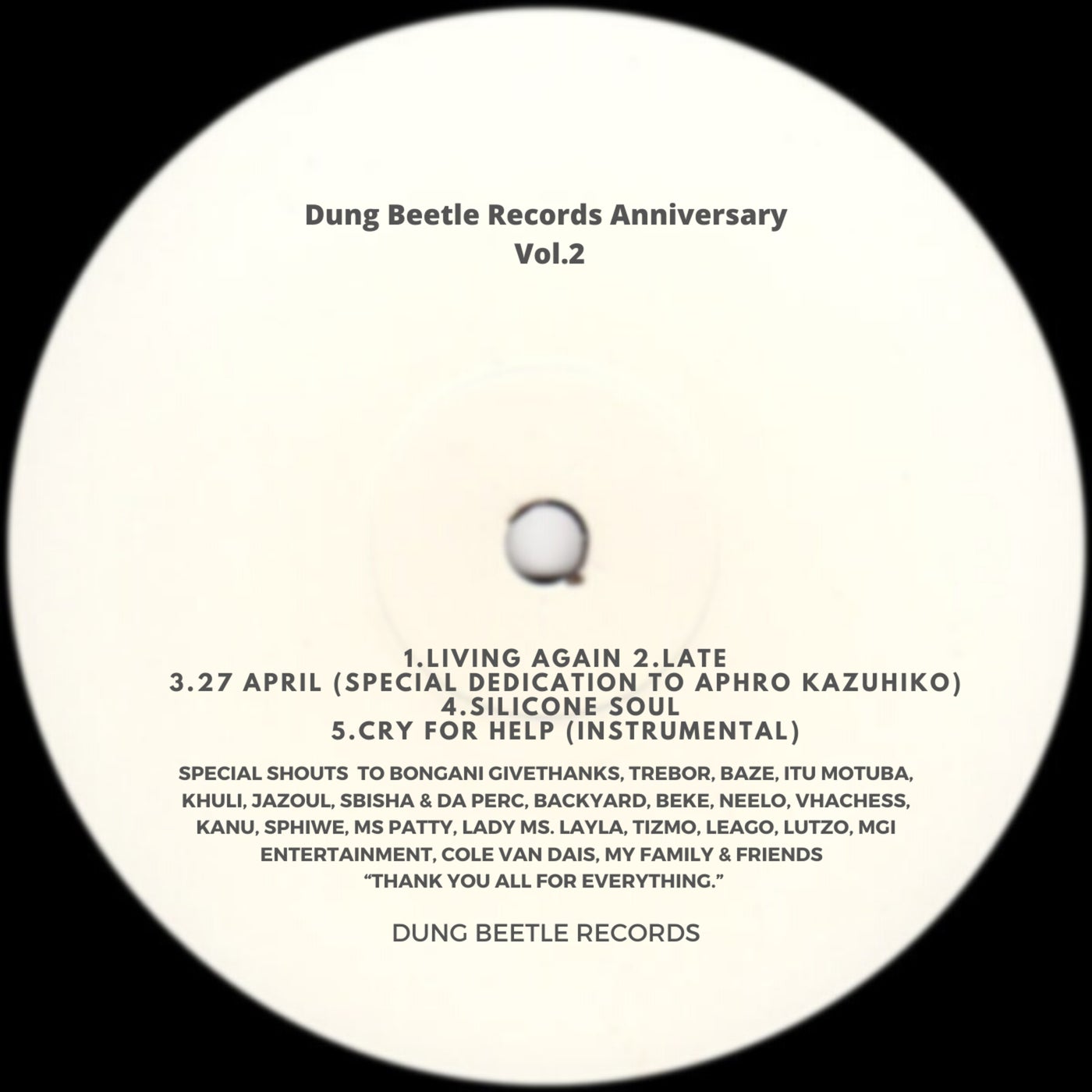 Dung Beetle Records Anniversary, Vol. 2