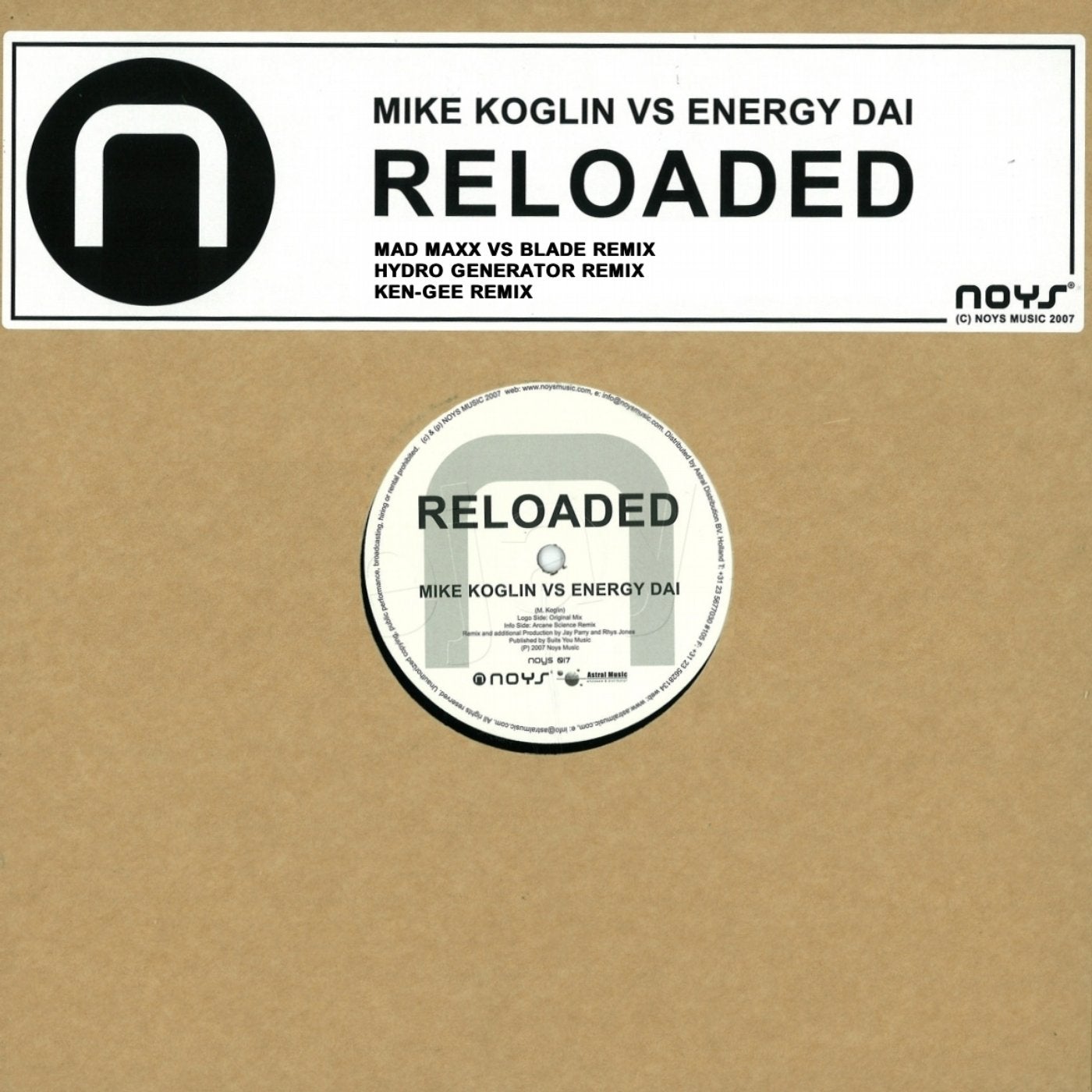 Mike Koglin Vs Energy Dai - Reloaded (2015 Remixes)