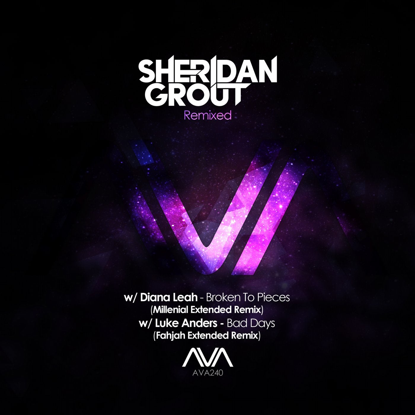 Breaking to pieces. Ава ремикс. Авы RMX. Sheridan Grout & Diana Leah broken to pieces (Single). Sheridan Grout Protocol (Single).