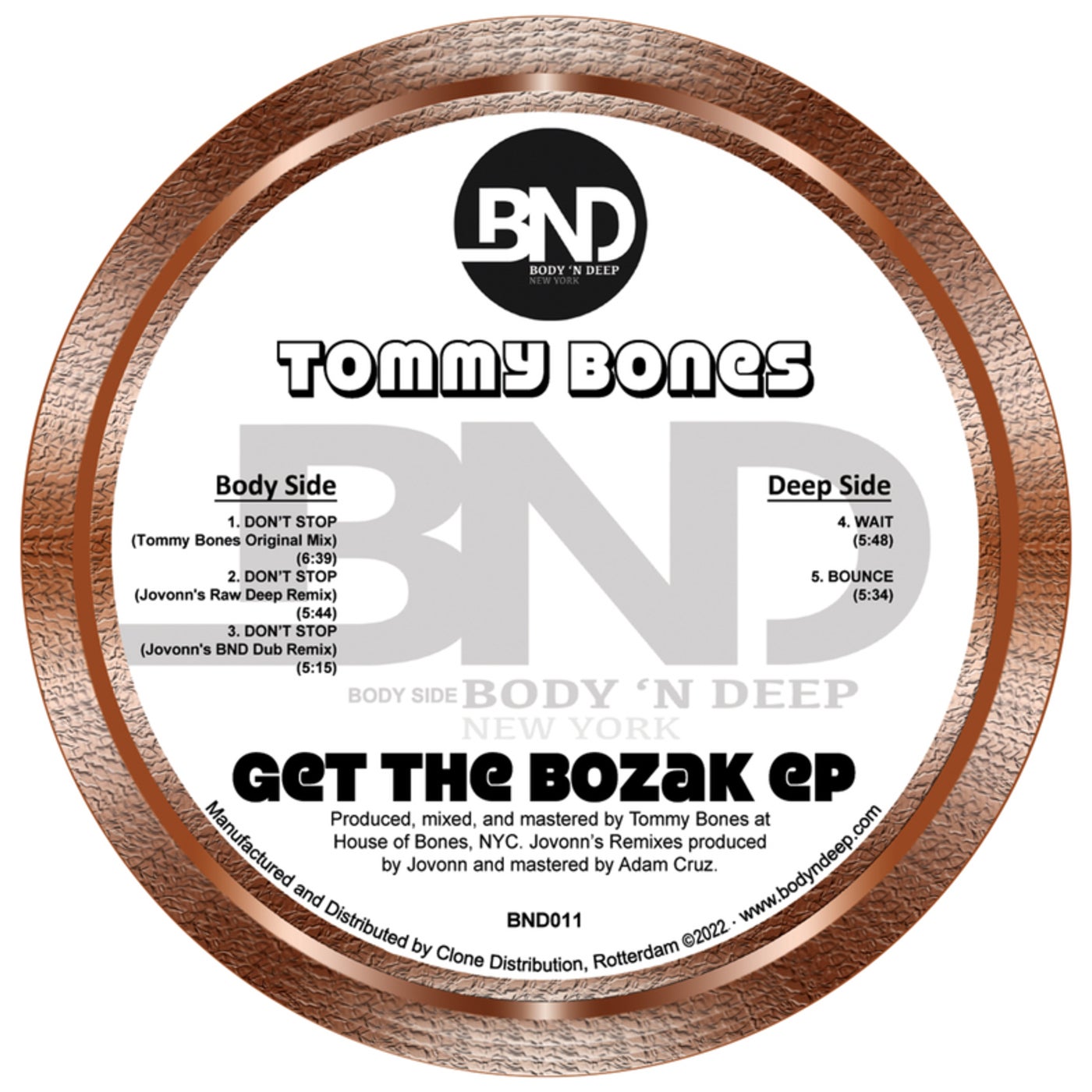 Get the Bozak EP