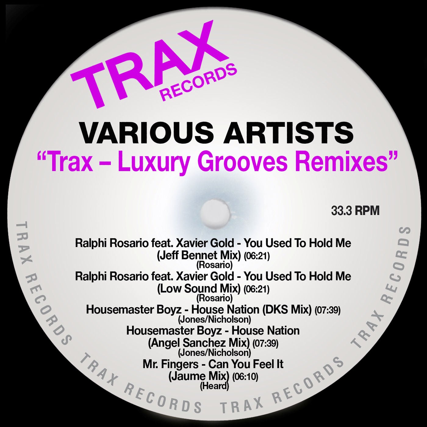 VA – Trax – Luxury Grooves Remixes VA – Trax – Luxury Grooves Remixes