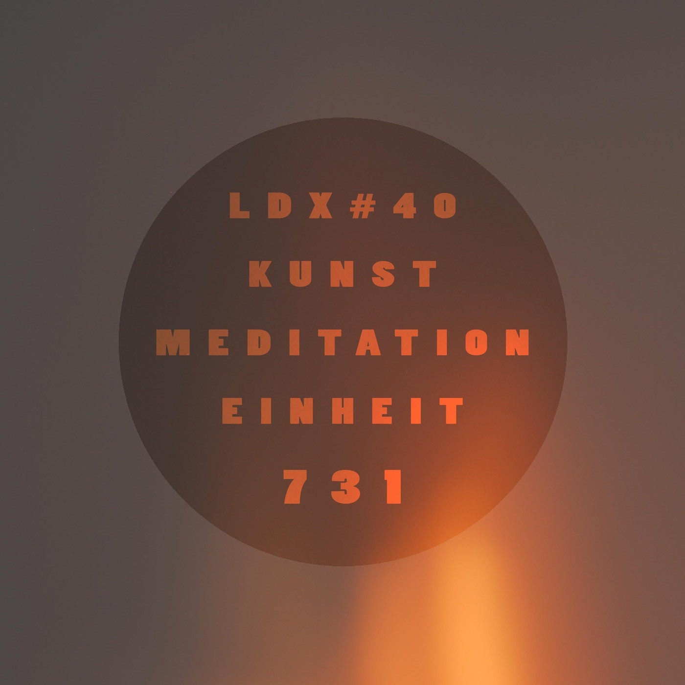 Kunstmeditation Einheit 731 (Monotonkunst V)