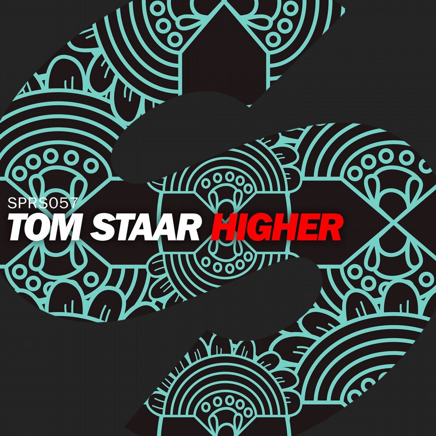 O higher and higher. Tom Staar. SPRS Spinnin records. SPRS logo. SOS Ian Carey.