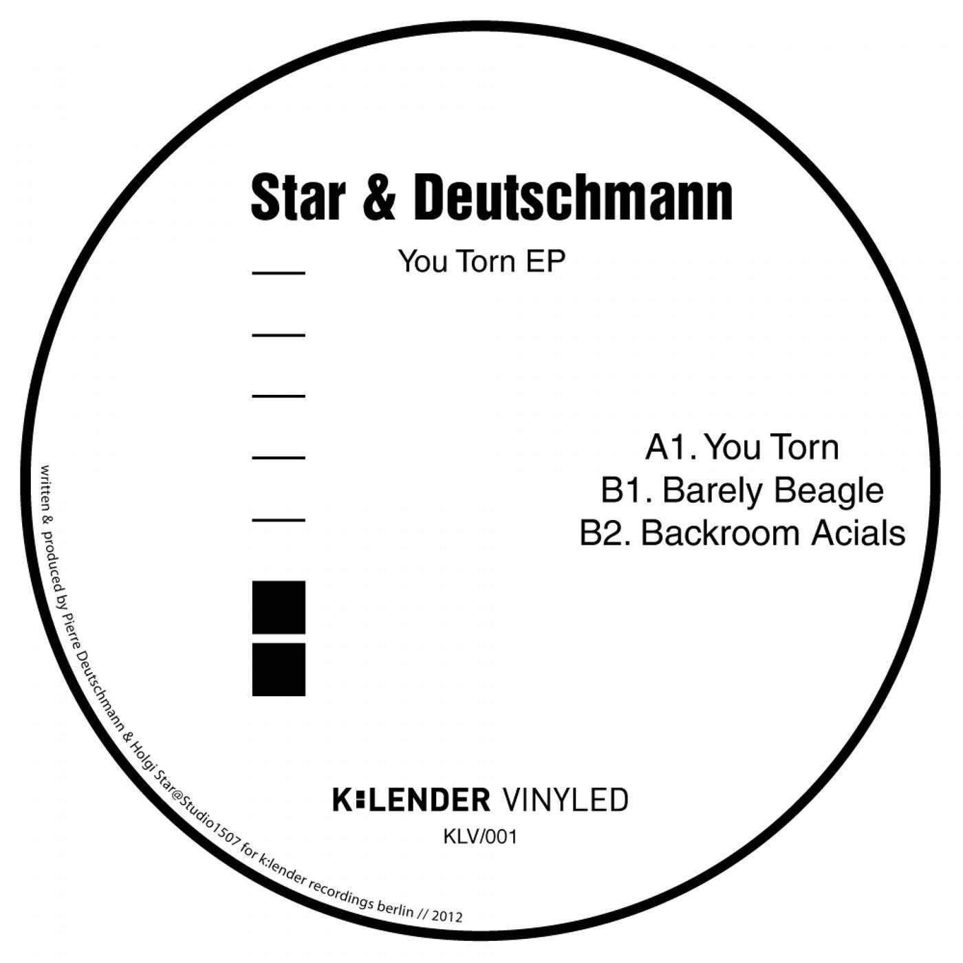 Holgi Star, Pierre Deutschmann - You Torn [K:Lender Vinyled] | Music &  Downloads on Beatport