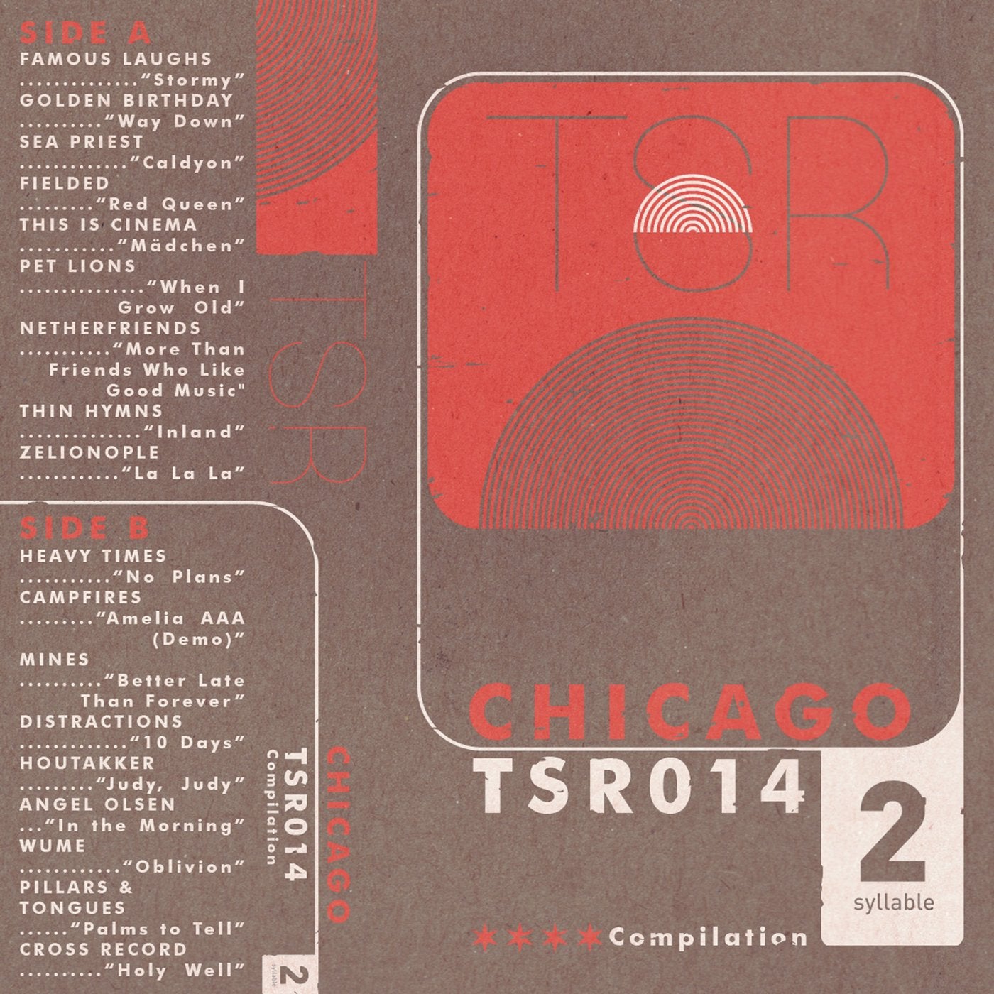 Twosyllable Records Chicago Cassette Compilation