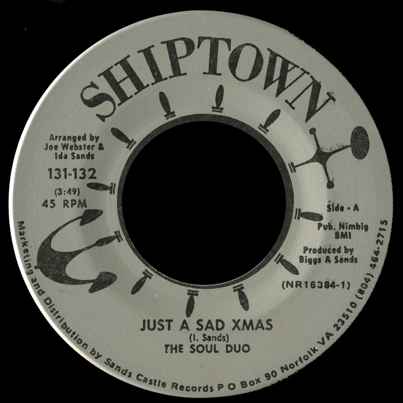 "Just a Sad Xmas" b/w "Can't Nobody Love Me (Like My Baby Do)"