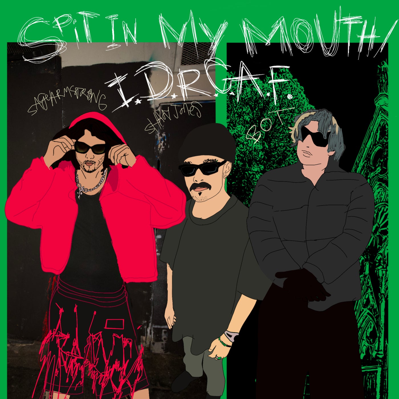 Sage Armstrong, Shady Jones, BOT - Spit In My Mouth / IDRGAF [Dumb Fat  Records] | Music & Downloads on Beatport