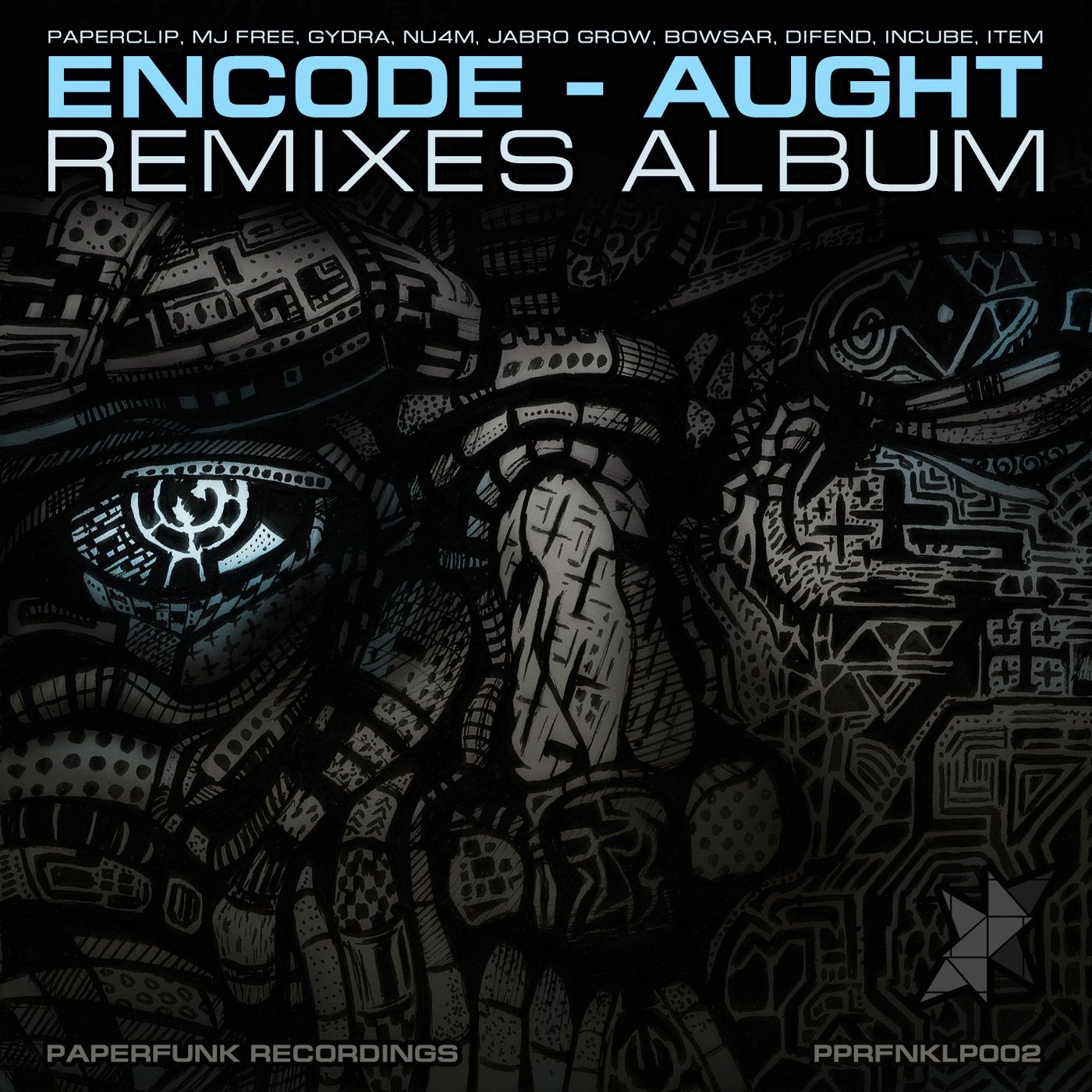 Encoded. Aught. Paperclip DNB. Encode DNB. Va - artist recordings free Drum & Bass LP (a014lp).