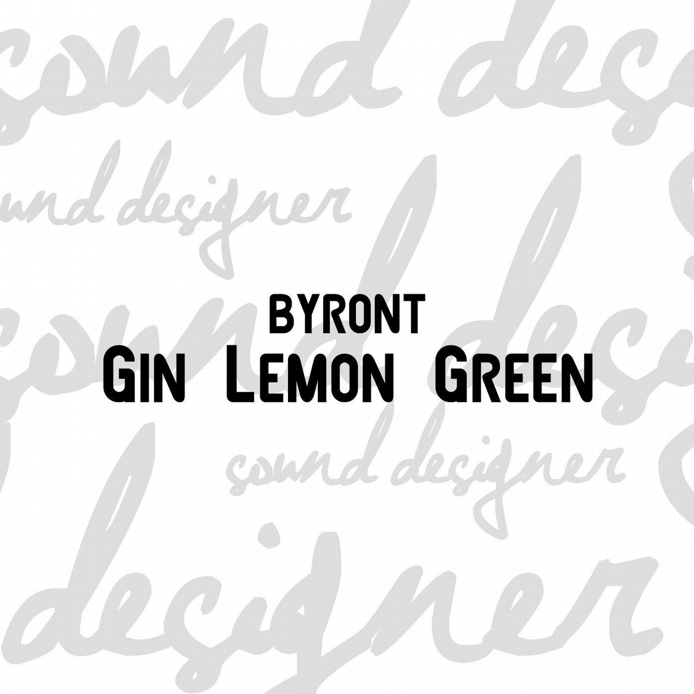 Gin Lemon Green