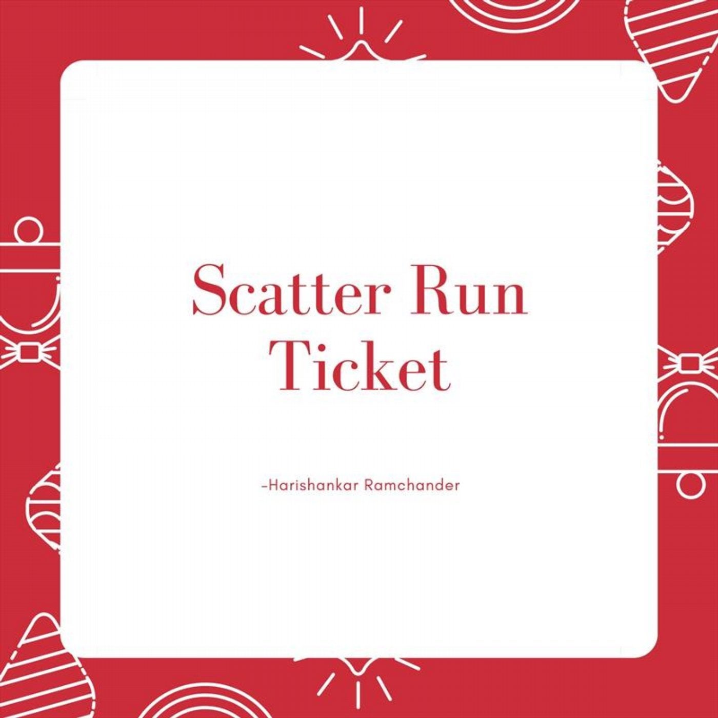 Scatter Run Ticket