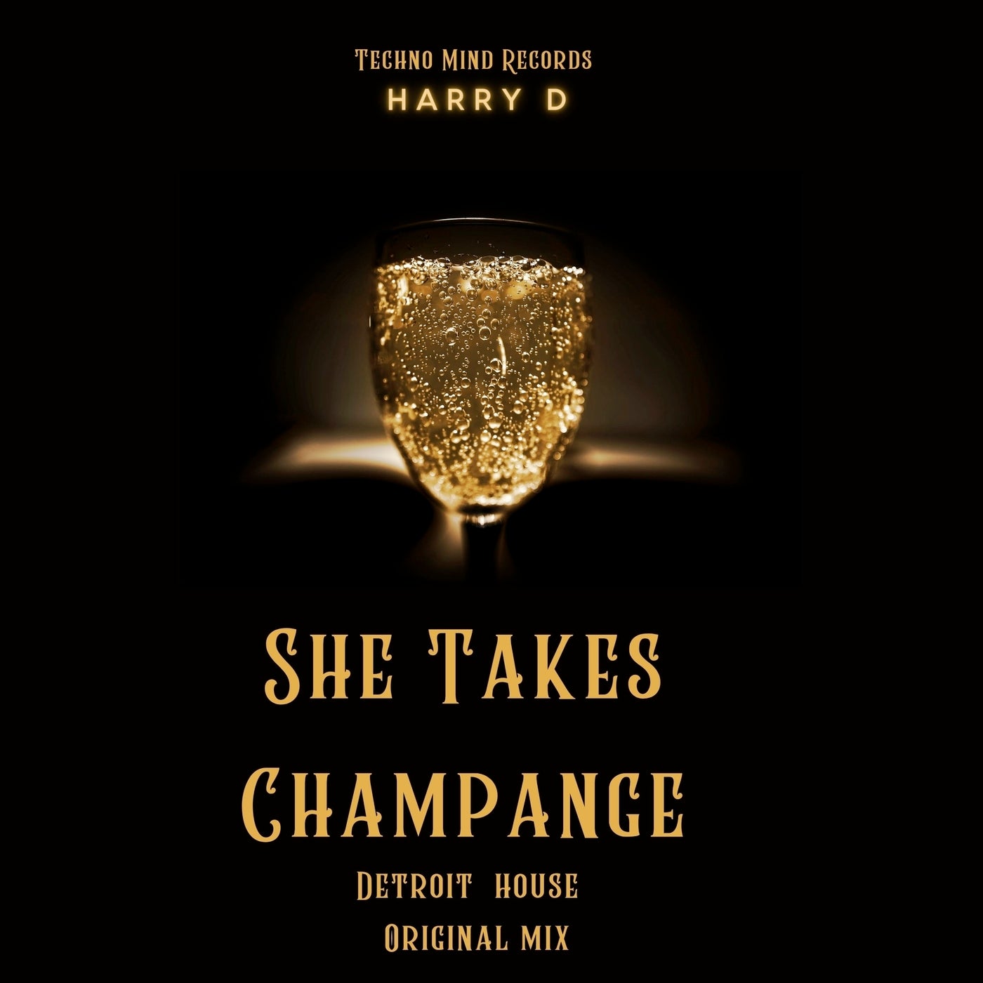 She Takes Champange