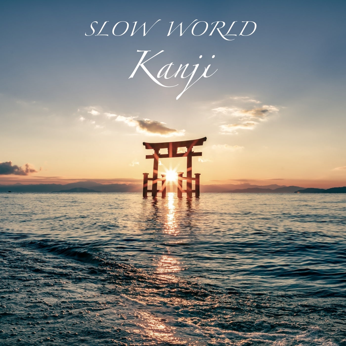 World Day of slowness. Romance in Tokyo text.