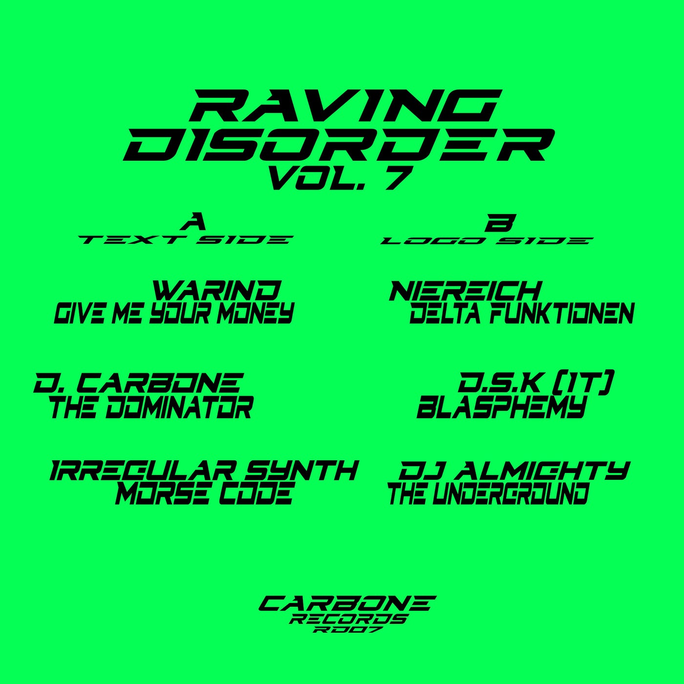 Raving Disorder Vol. 7 - Various Artists