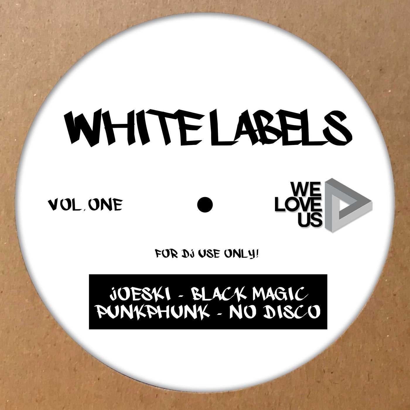 Vol label. White Label.