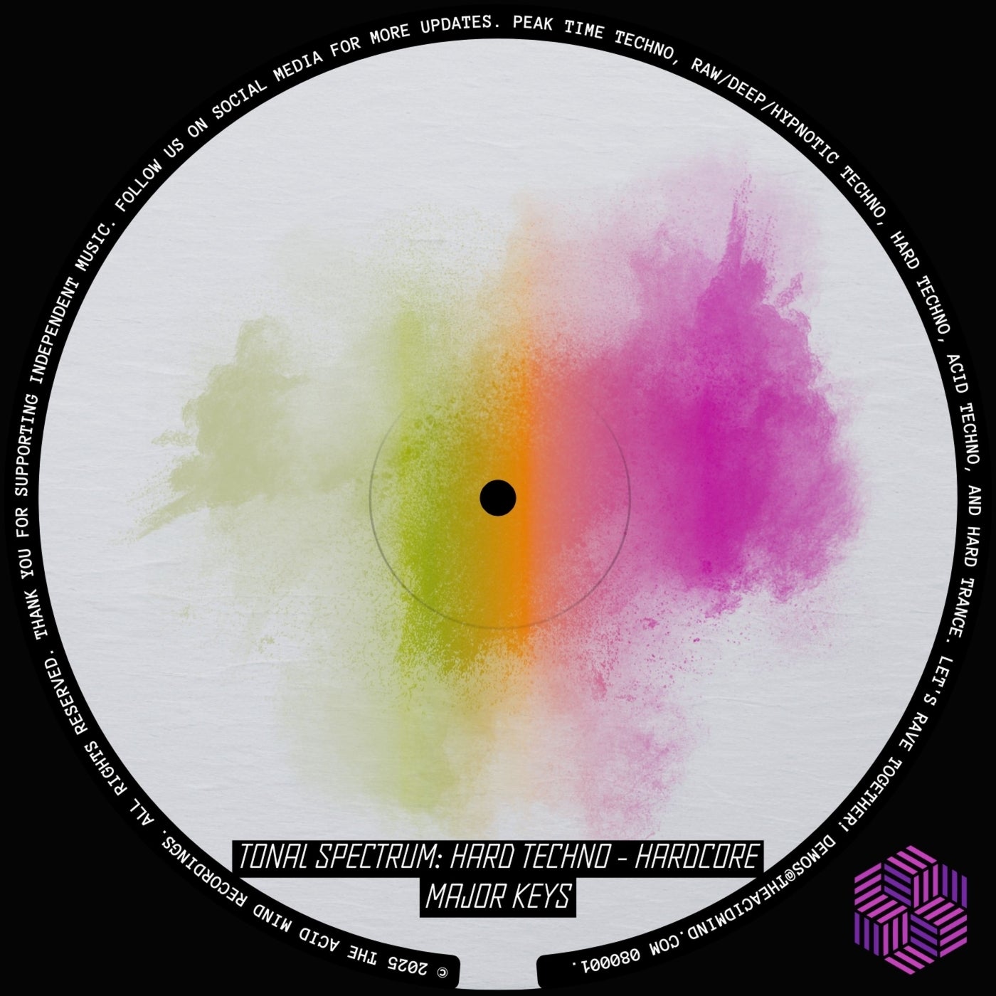 Tonal Spectrum: Hard Techno (Major Keys)