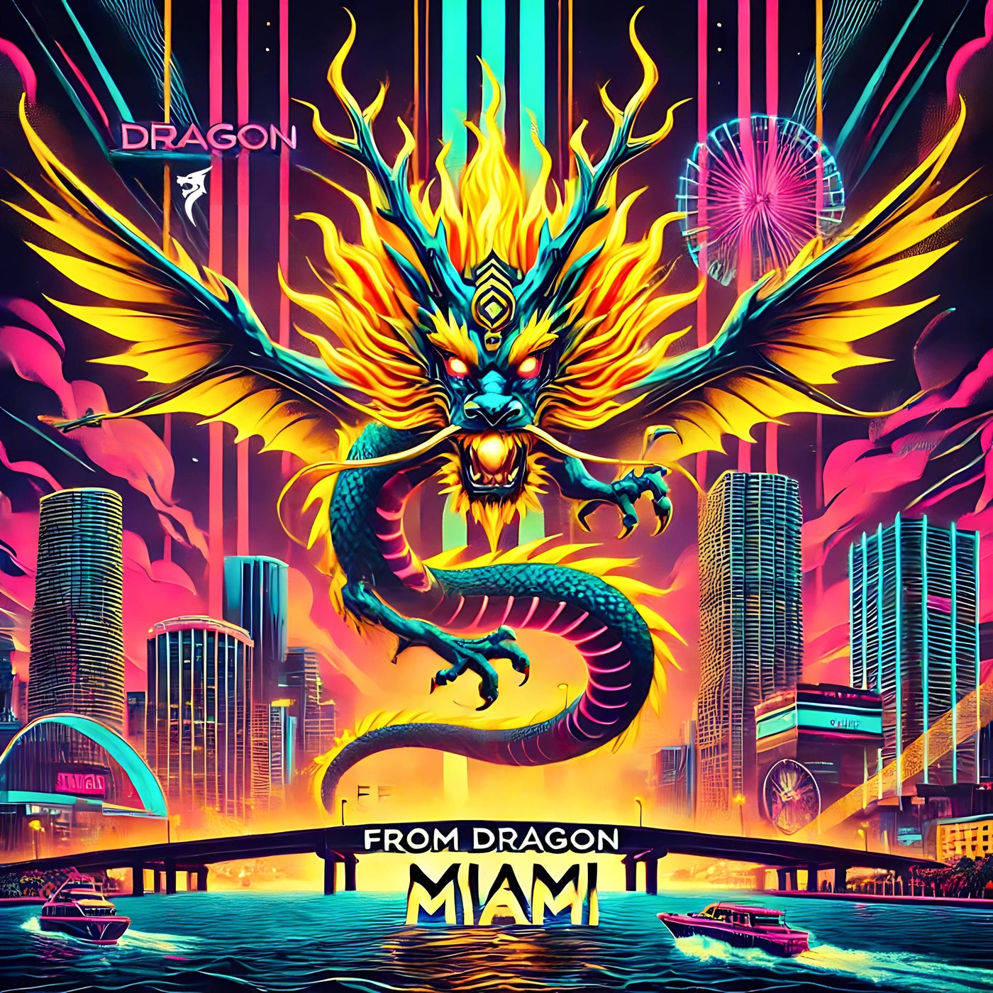 Cover art for From Dragon to Miami