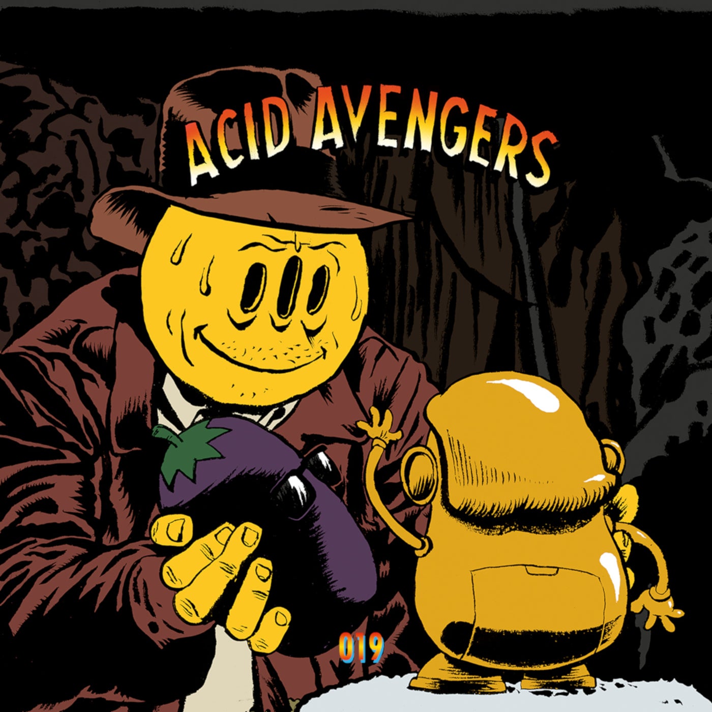 Cover art for Acid Avengers 019