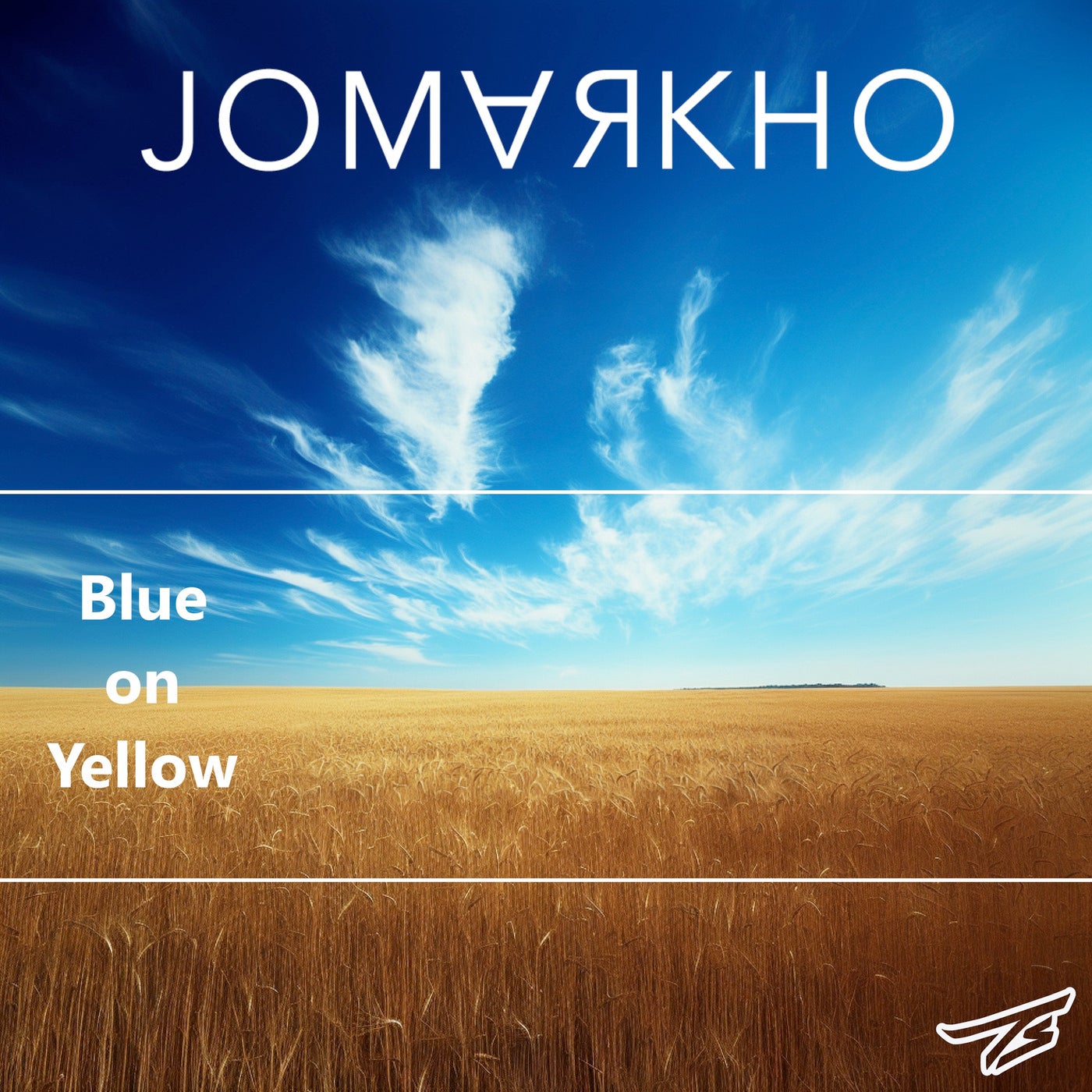 Blue on Yellow