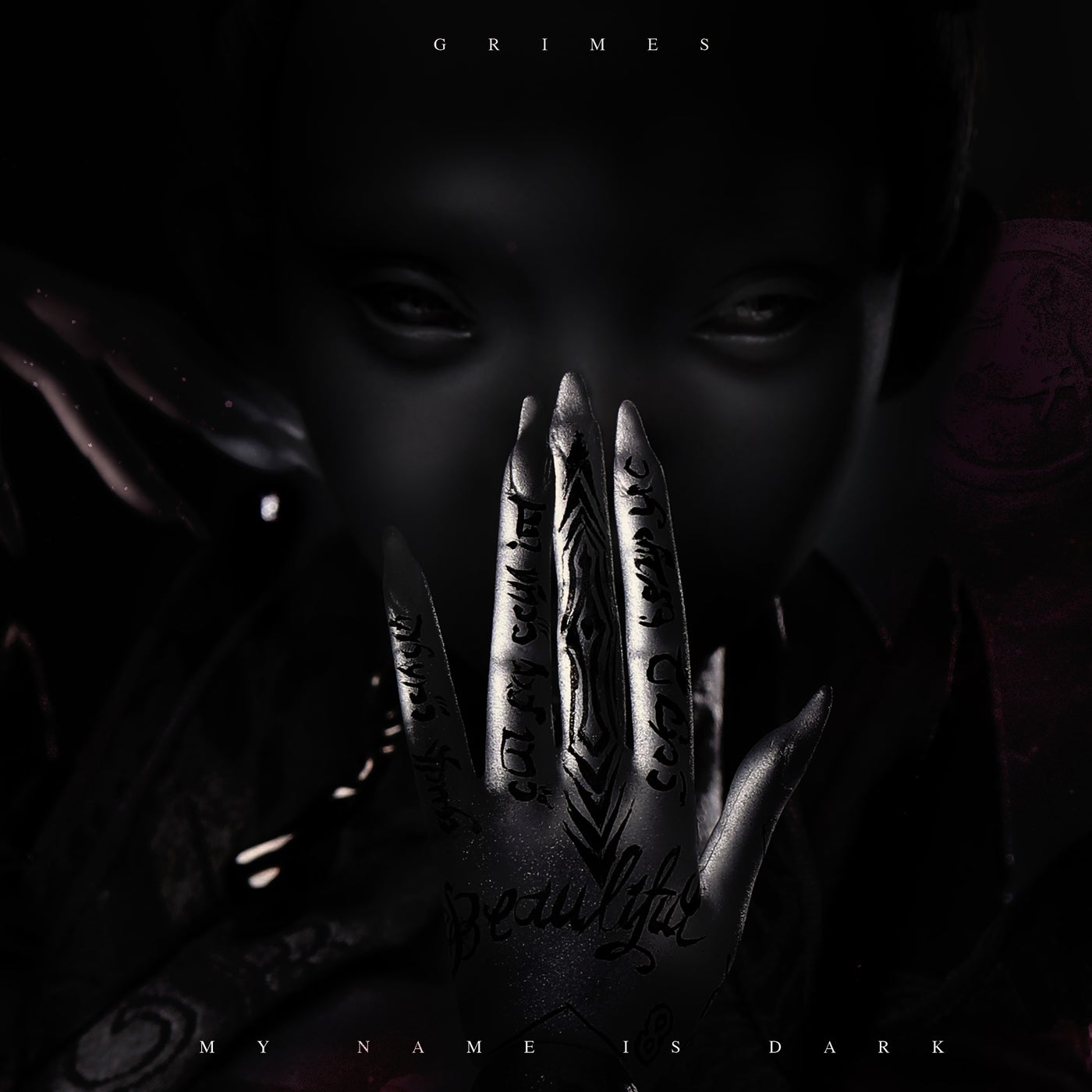 Grimes my name is dark. Вампир картинки надпись. My name is dark. My name is dark art mix grimes. Grimes miss anthropocene 2020.