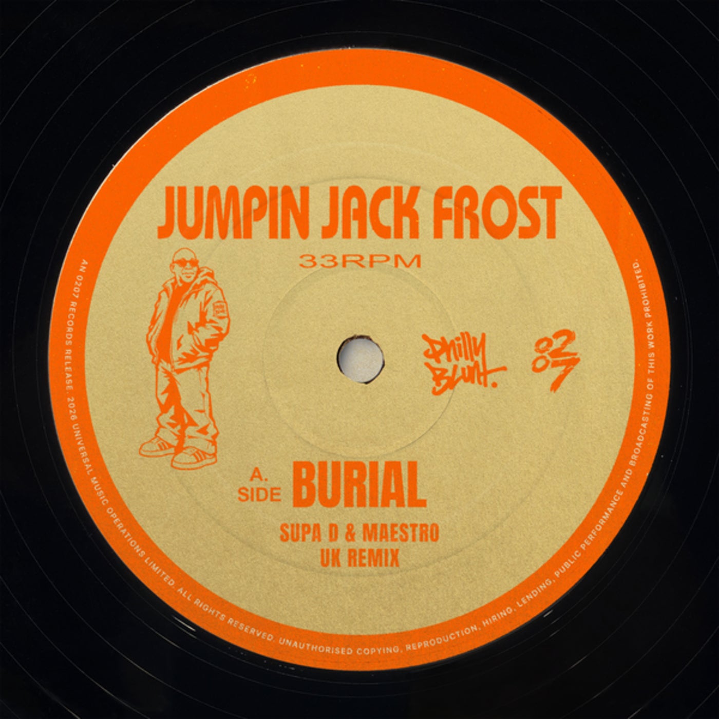 Jumpin Jack Frost, DJ Supa D & Maestro UK - BURIAL (Maestro & Supa D Remix) album artwork