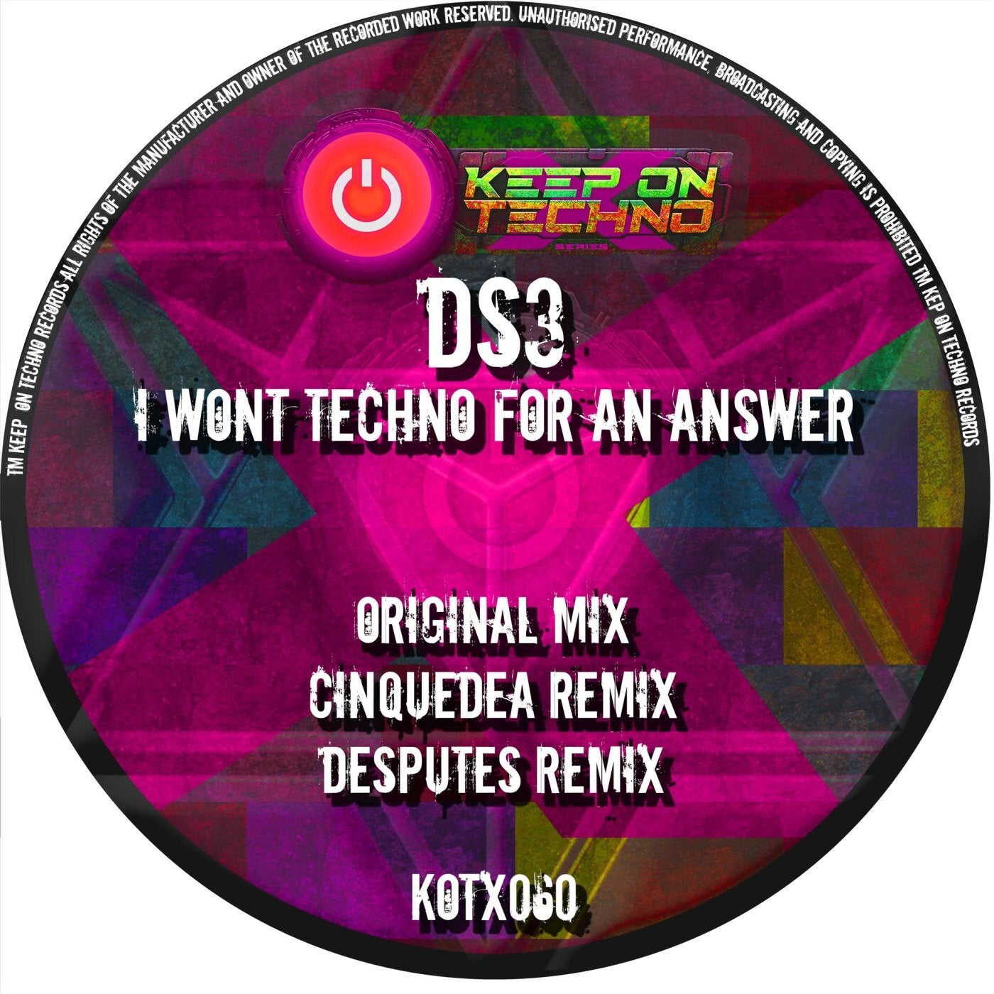 I Wont Techno For An Answer EP