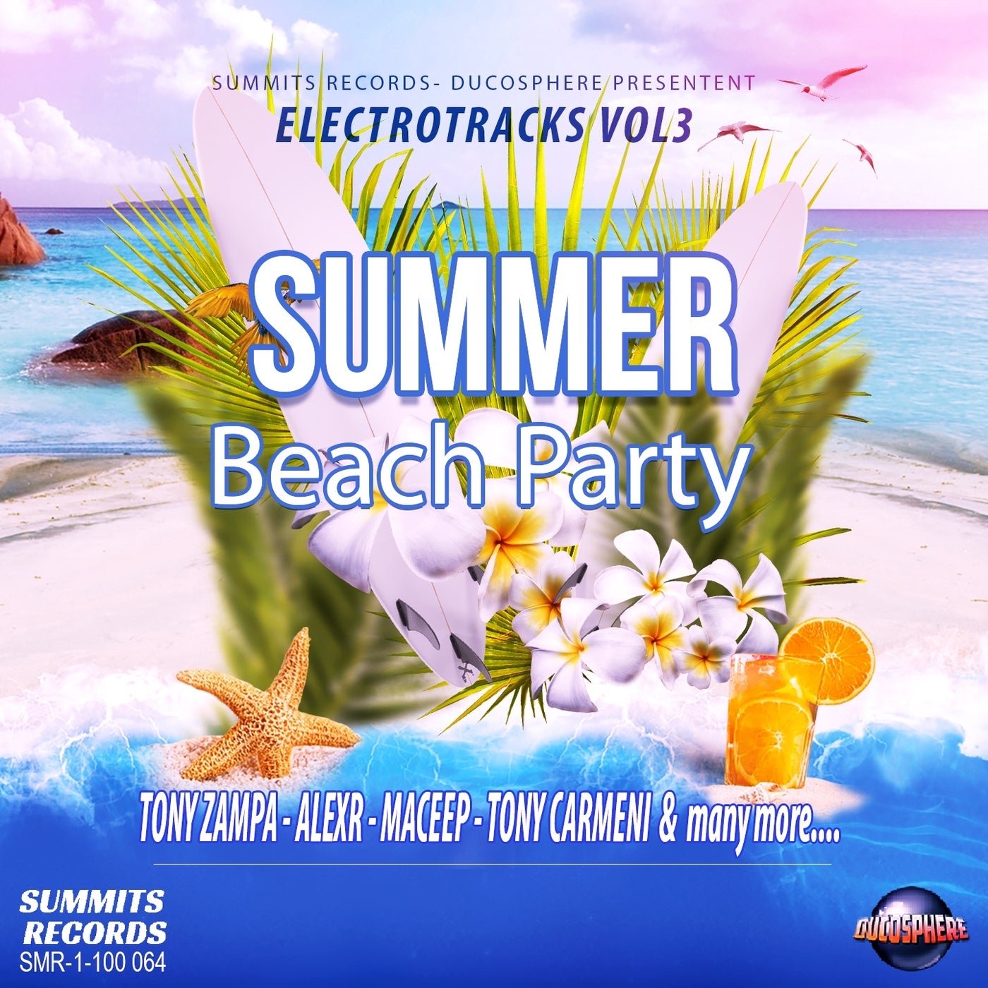 Summits Records et Ducosphere presentent Electrotracks 2021, Vol. 3 (Summer Beach Party)