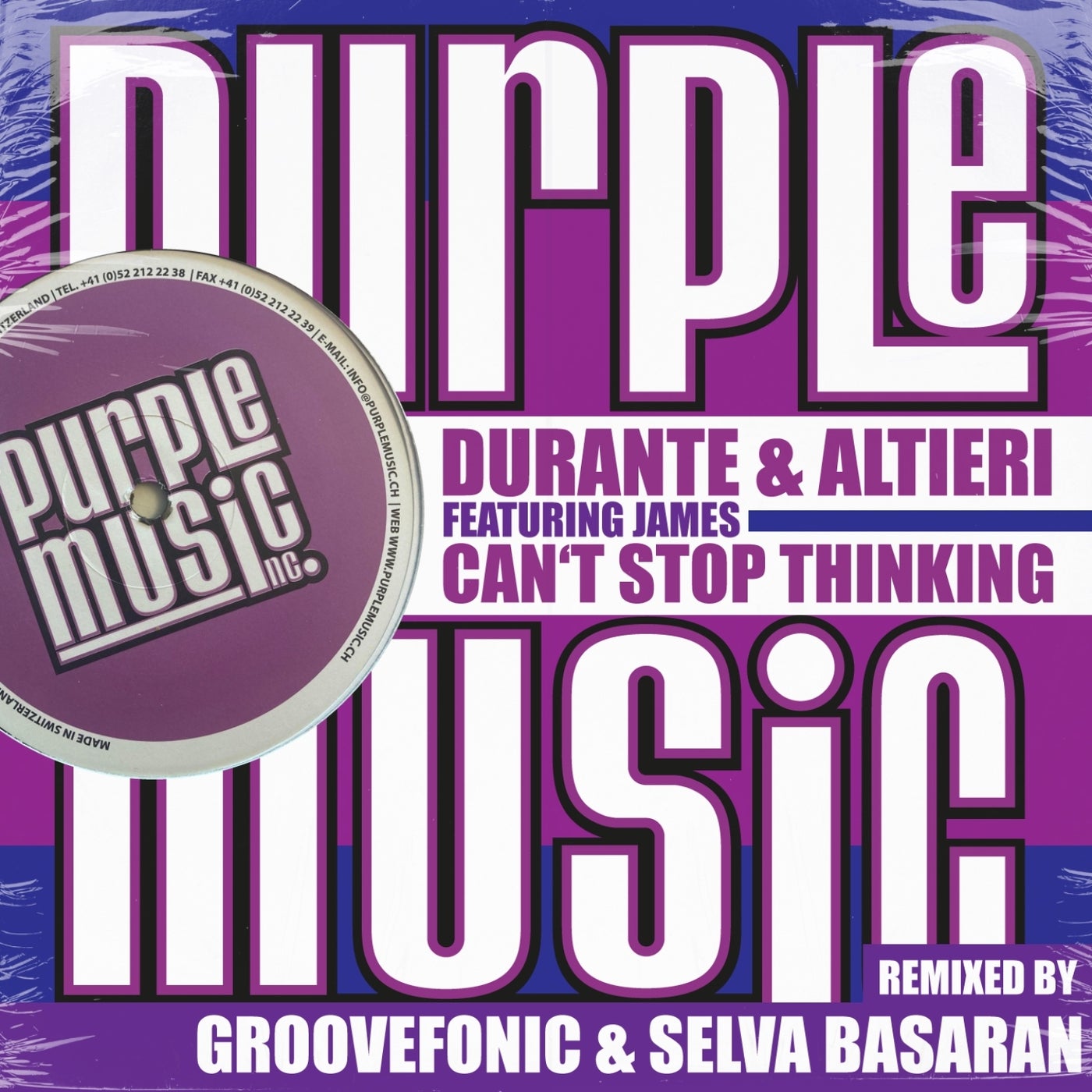 James, Durante, Altieri – Can&apos;t Stop Thinking [Purple Music]