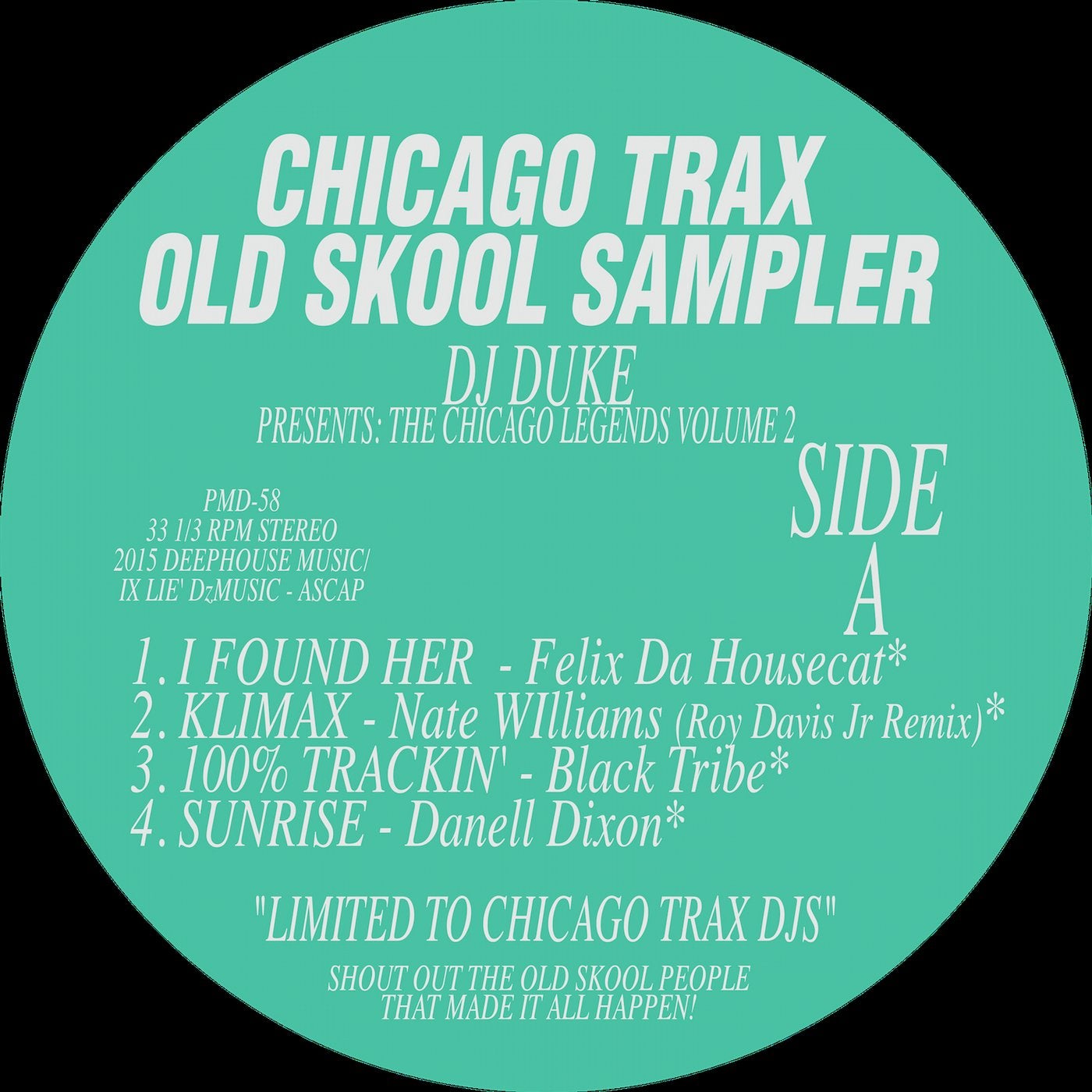 CHICAGO TRAX OLD SKOOL SAMPLER VOL. 2