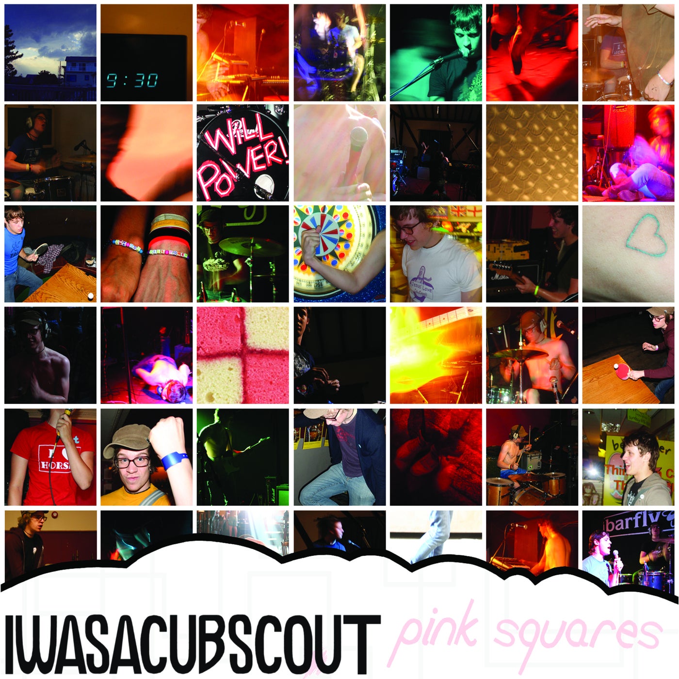 Pink Squares/ Teenage Skin