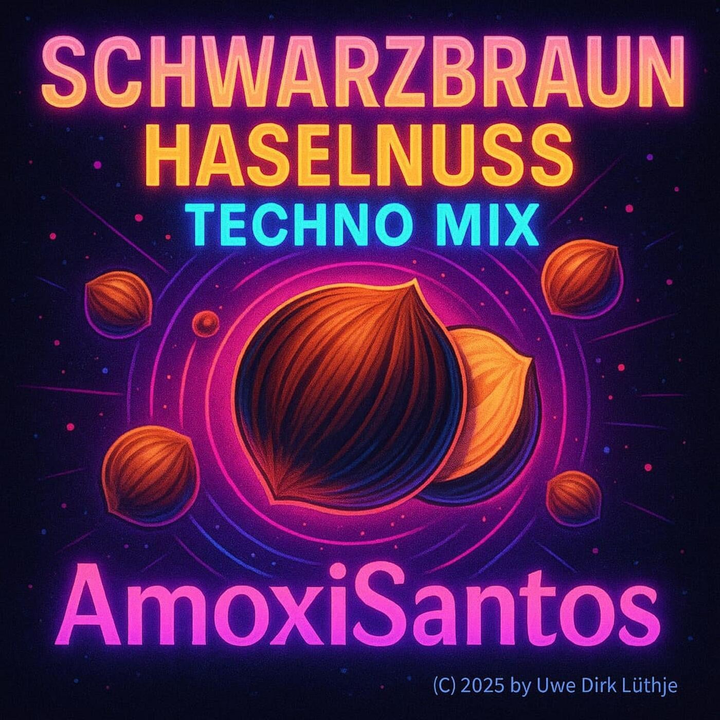 Schwarzbraun Haselnuss Techno Mix