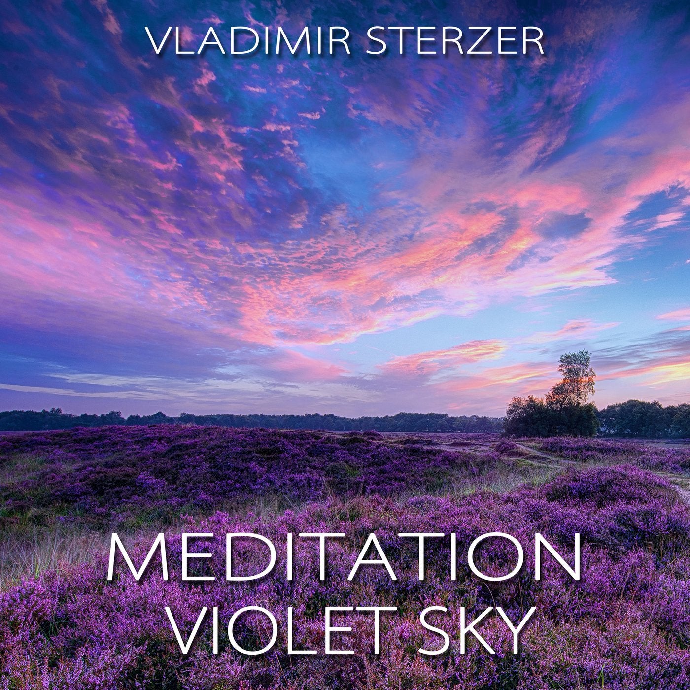 Meditation Violet Sky