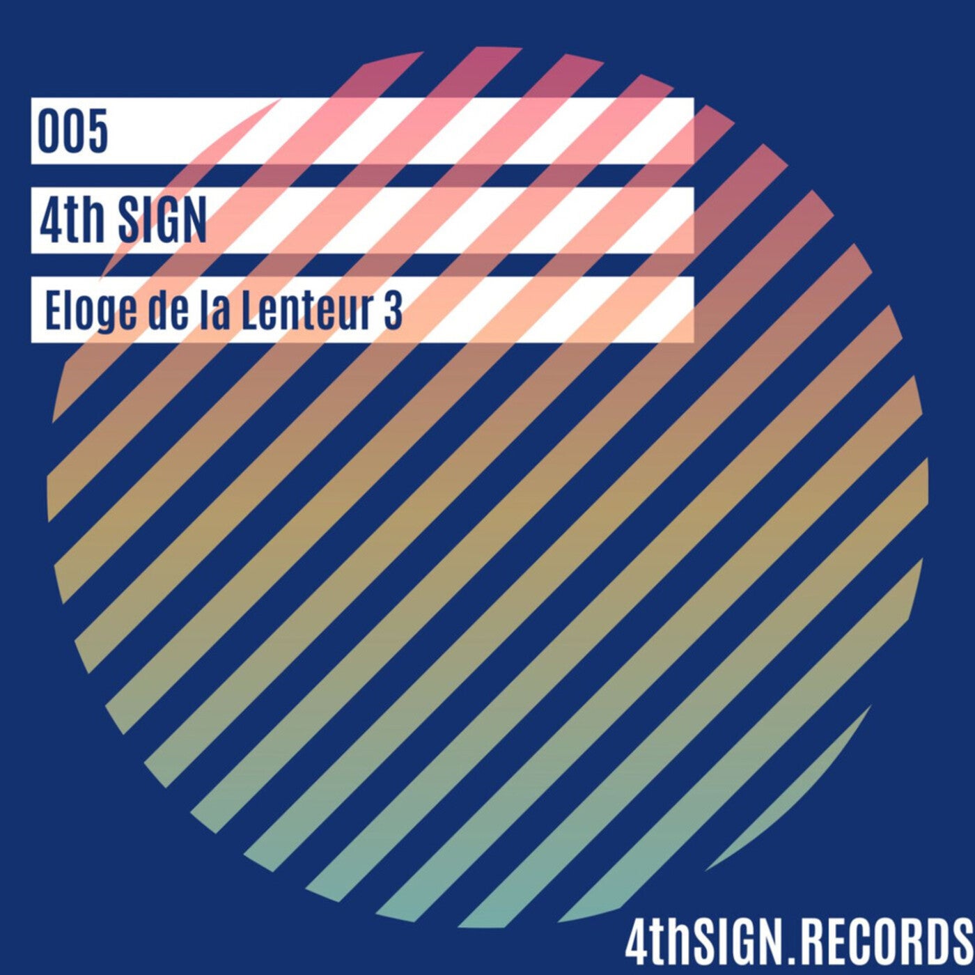 Cover art for Eloge de la Lenteur 3