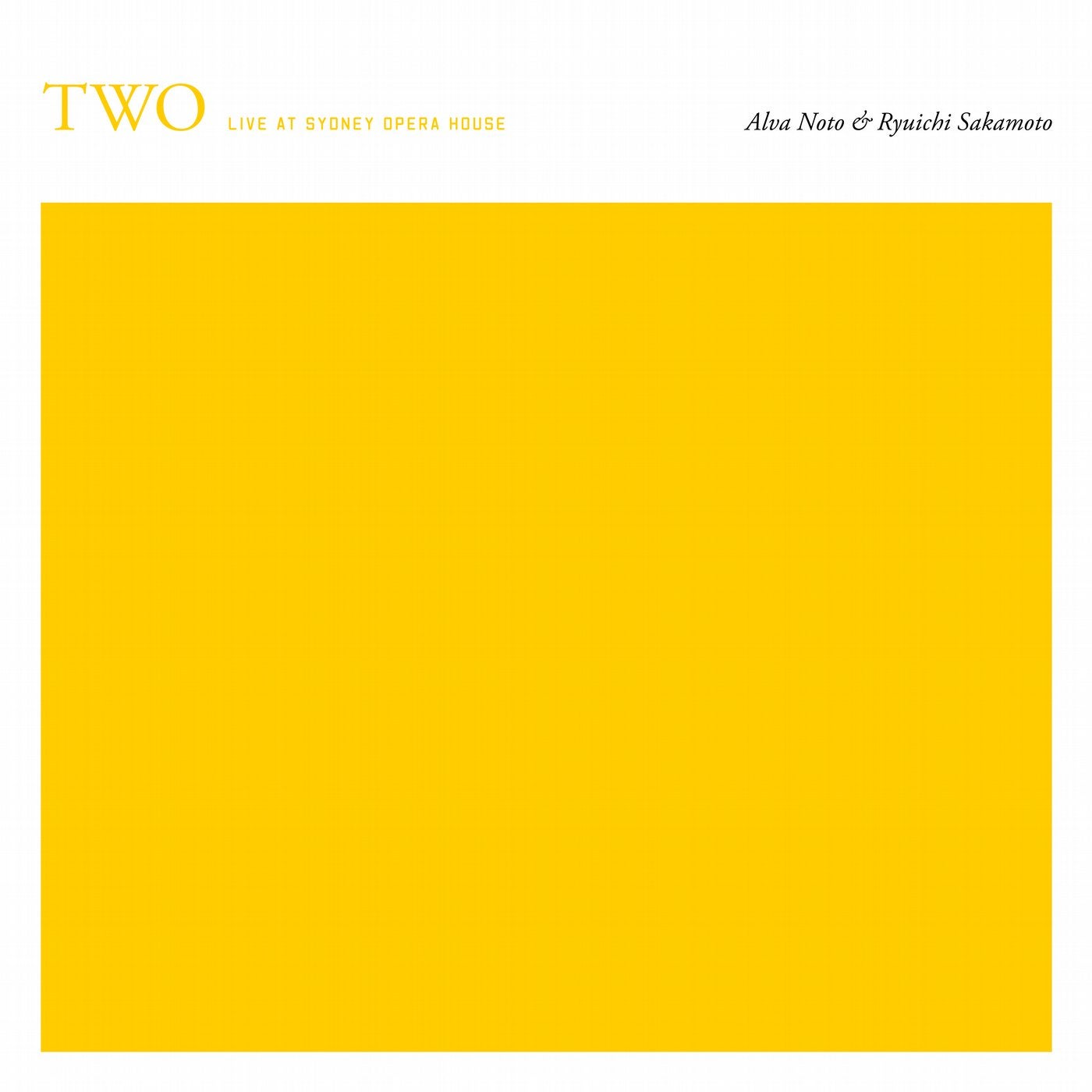 Two (Live at Sydney Opera House)