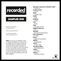 VA - Sampler One Recorded Things RECT007