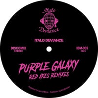 Italo Deviance - Purple Galaxy (Red Axes Striped Remix) album artwork