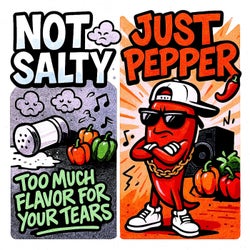 Not Salty, Just Pepper