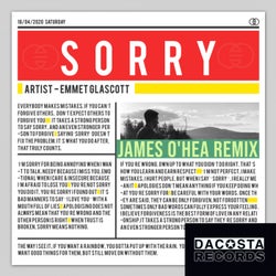 Sorry (James O Hea Remix)